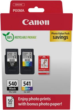 Canon PG-540/CL-541 Photo Value Pack Tintenpatrone (Packung, 2-tlg)