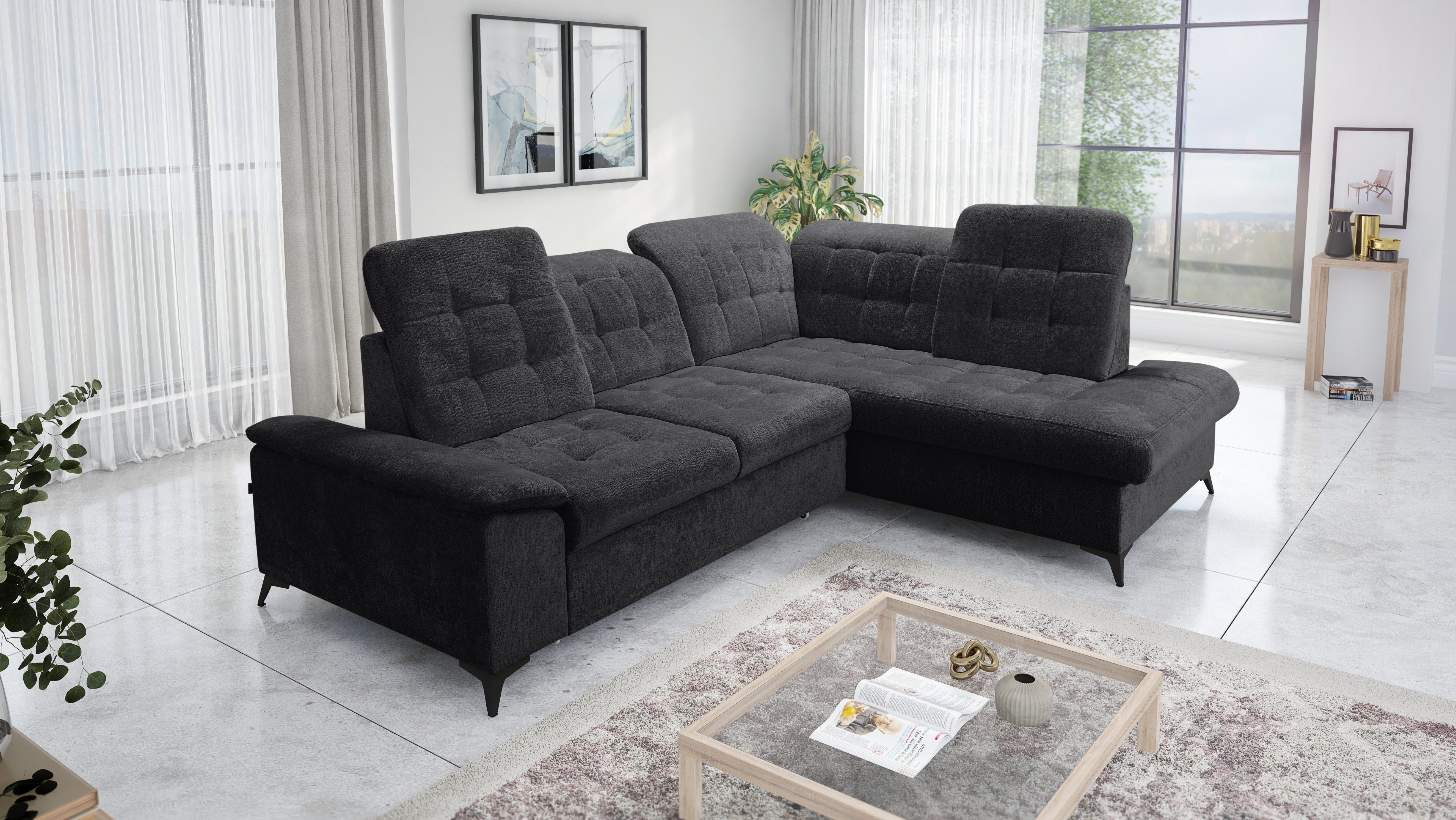 robin Ecksofa L-Form Ecksofa mit Schlaffunktion günstig online kaufen