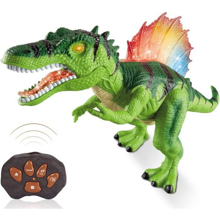 Devenirriche Actionfigur Kinder LED Ferngesteuertes Dinosaurier Spielzeug AR11011