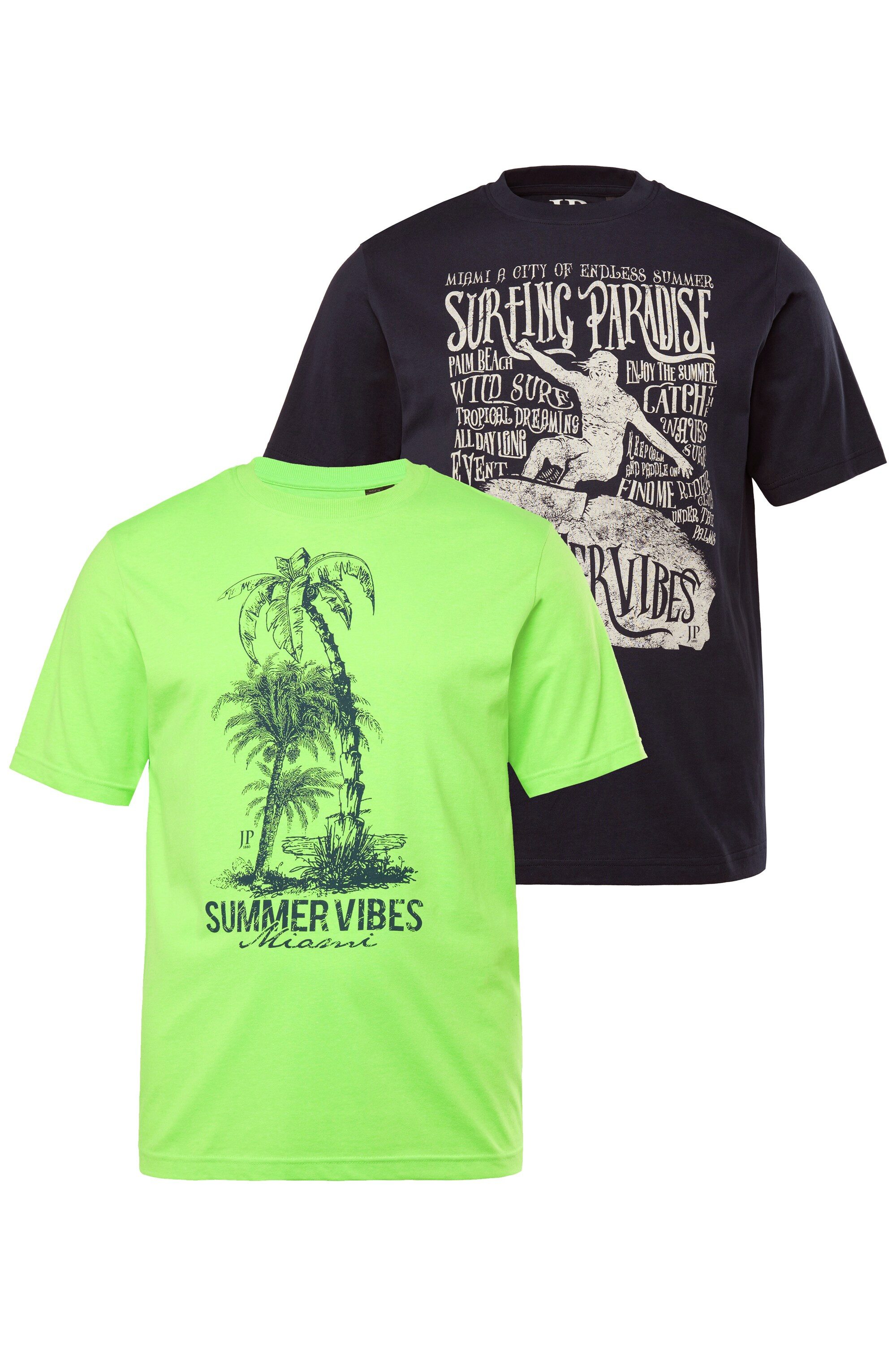 JP1880 T-Shirt JP1880 T-Shirts 2er-Pack Halbarm günstig online kaufen