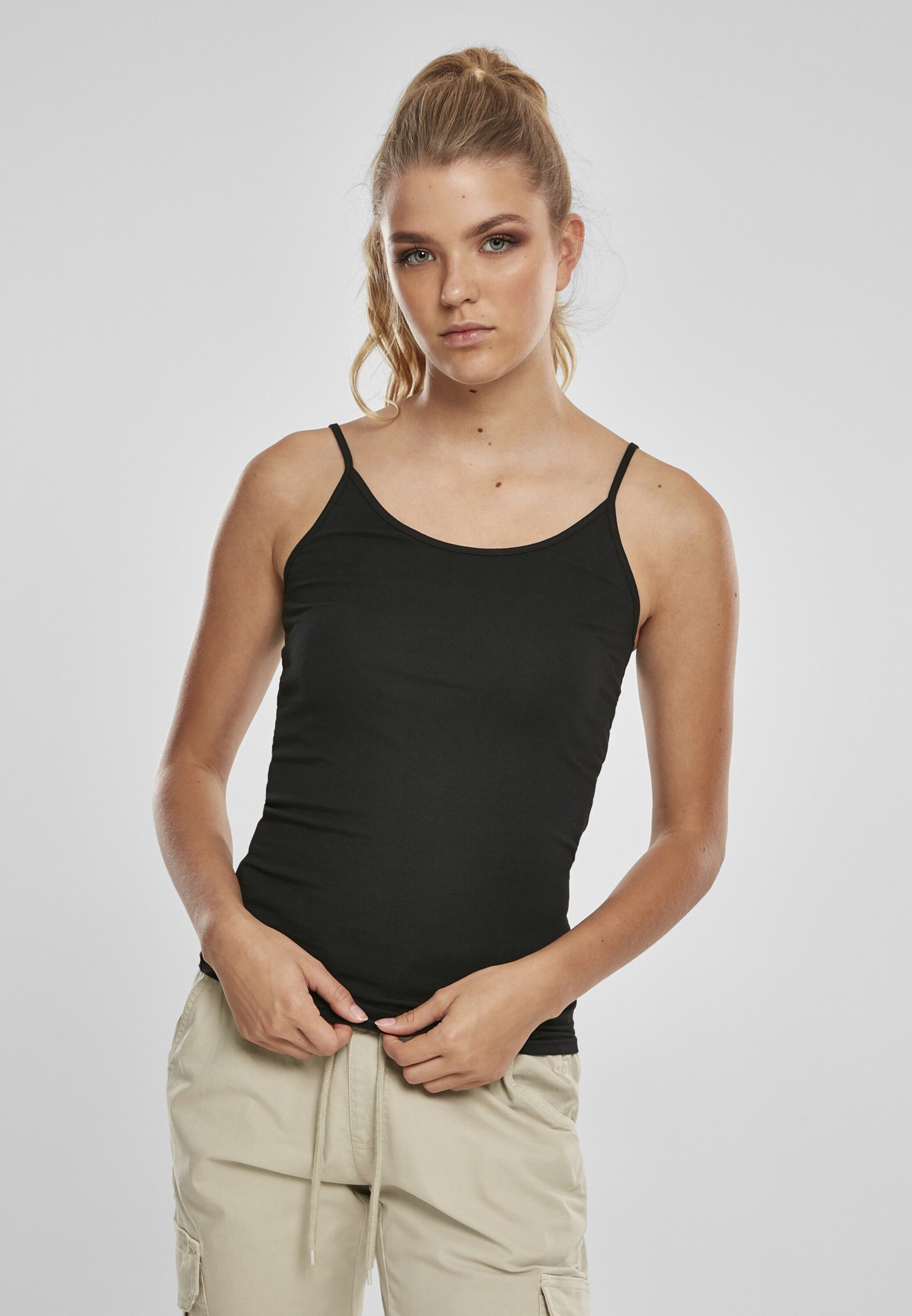URBAN CLASSICS Shirttop (2-tlg) Plain/ohne Details