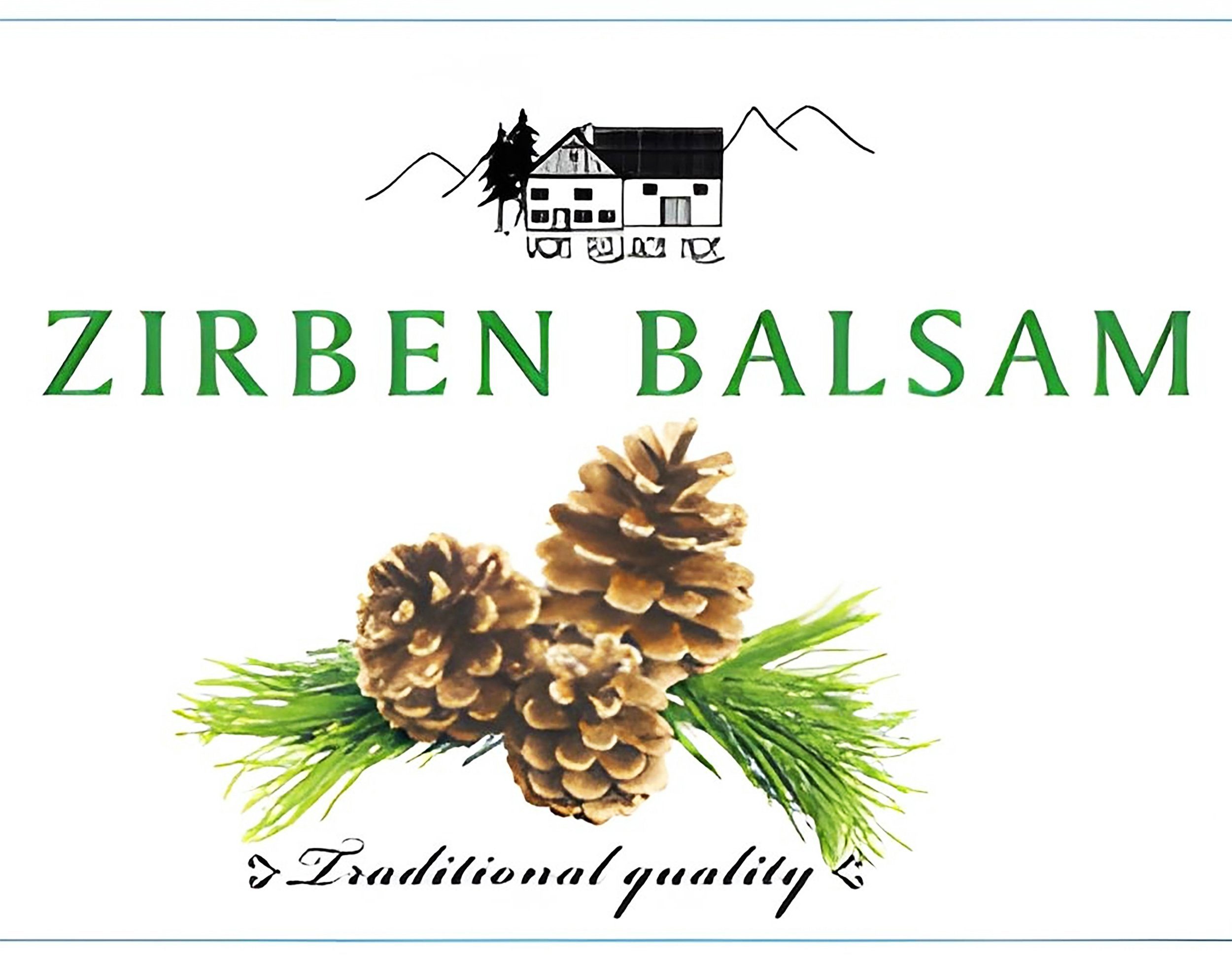 vom Pullach Hof Feuchtigkeitscreme ZIRBEN BALSAM 250ml Massagecreme Feuchtigkeitscreme Körpercreme 44, Hautpflege Massage Körper Creme