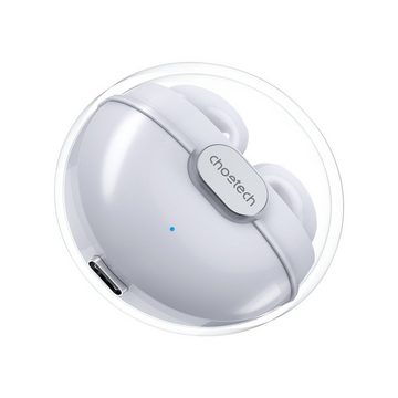 Choetech Choetech TWS kabellose Kopfhörer Bluetooth BT 5.1 mit Ladekoffer weiß Bluetooth-Kopfhörer (Bluetooth, Touch Control, TWS, Bluetooth 5.1, Musikmodus: ca. 4h, ergonomische Form)