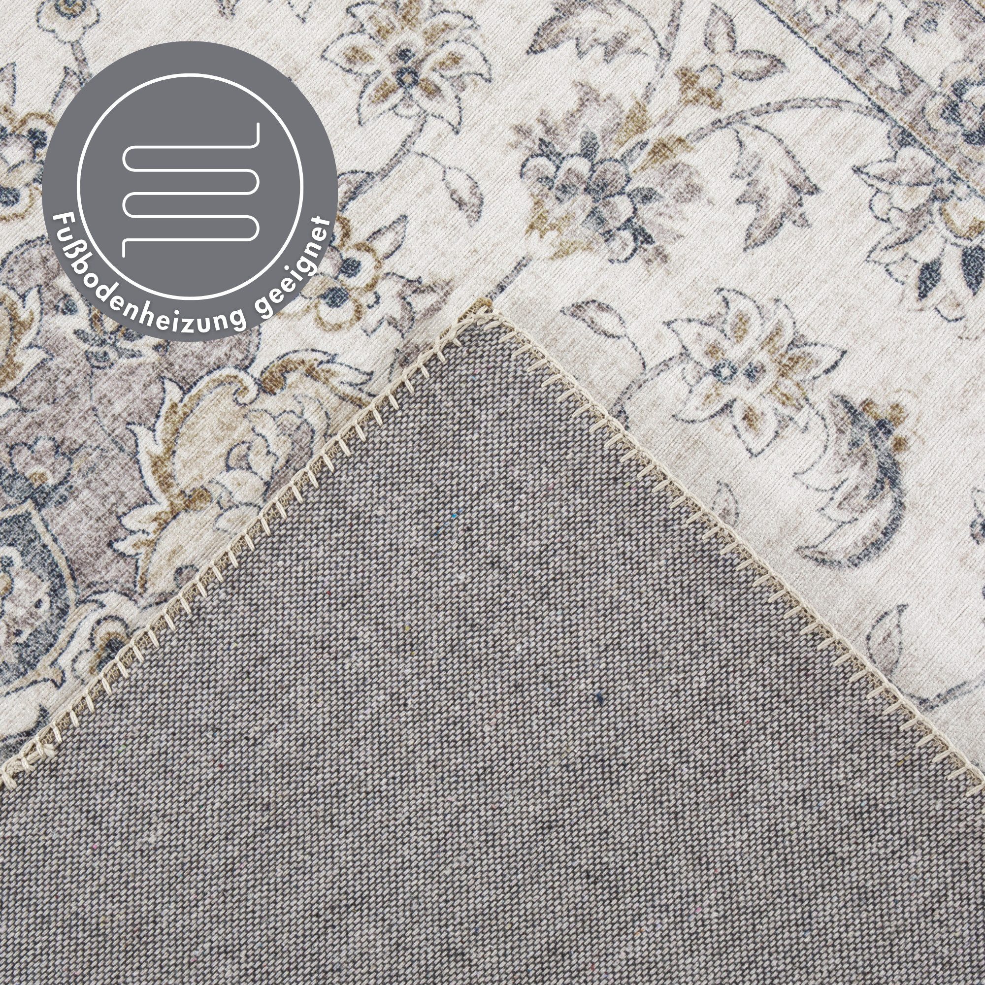 LUXOR living Teppich Prima 3, rechteckig, Höhe: 7 mm, Kurzflor, Orient-Optik, Vintage Design, auch als Läufer erhältlich