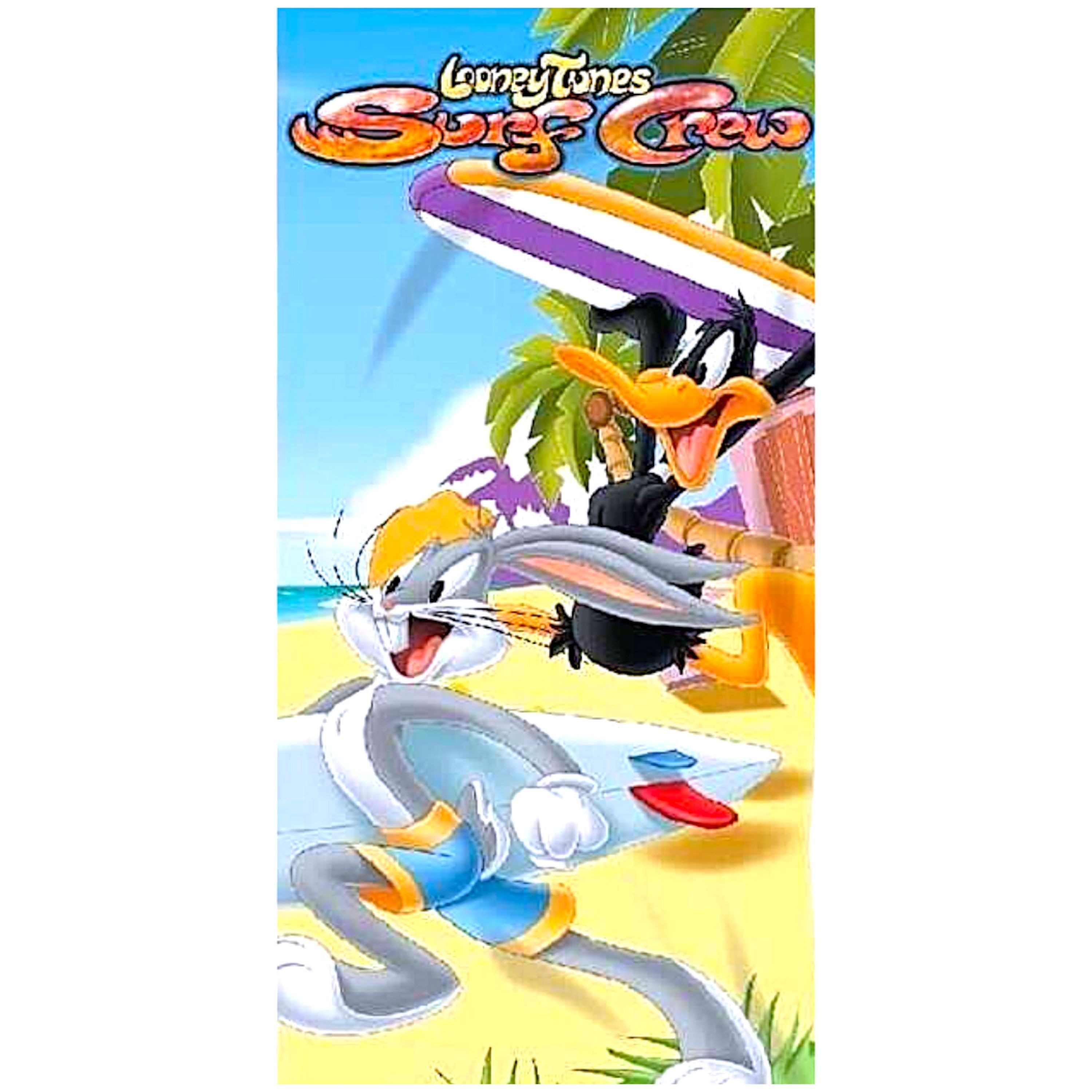 LOONEY TUNES Badetuch Surf Crew, Mikrofaser, günstig online kaufen