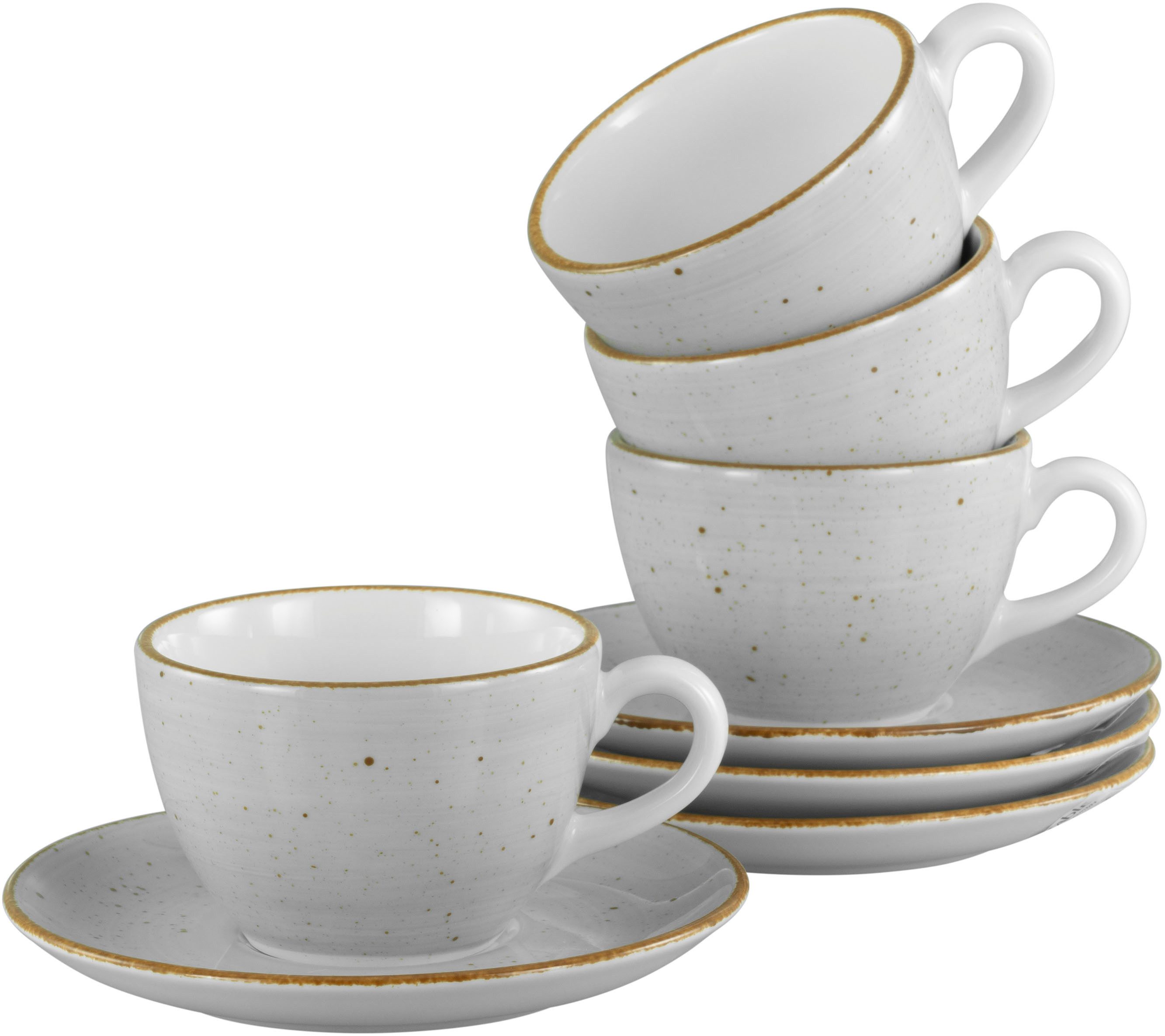 Tasse Vintage Nature Stein, Kaffeetassen-Set, 8-tlg.