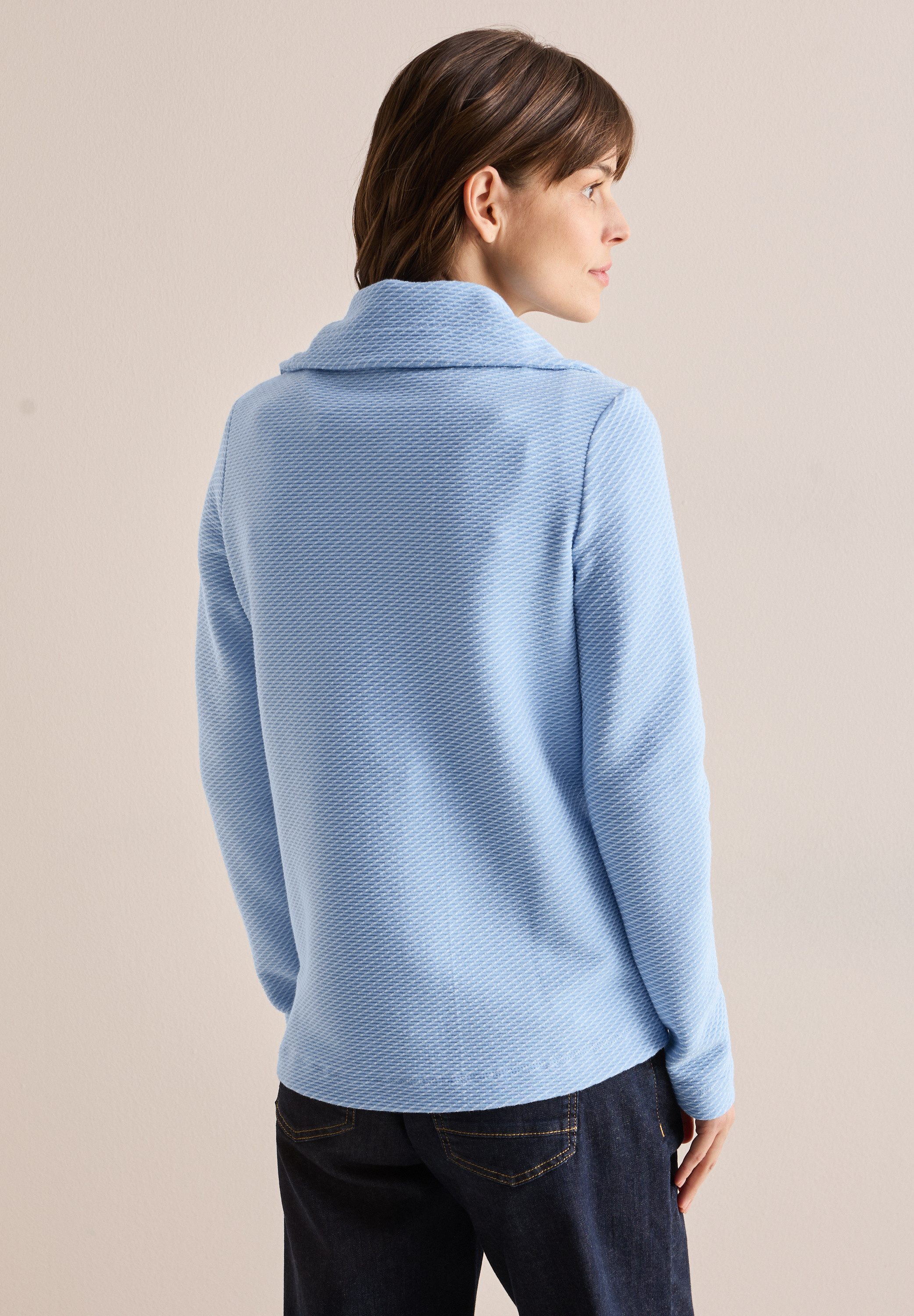 Cecil Sweatjacke, mit Stehkragen günstig online kaufen
