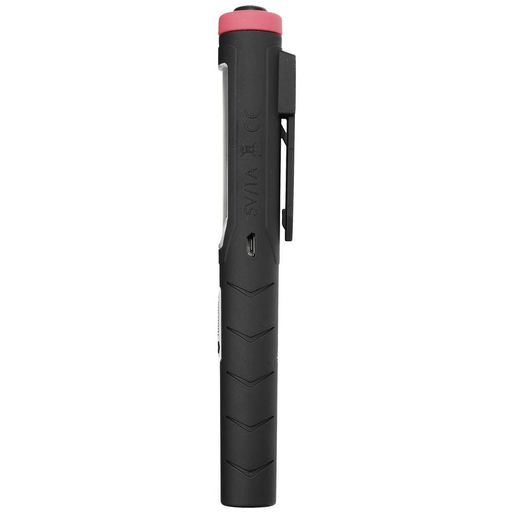 TOOLCRAFT LED Taschenlampe TO-7492794 PL012 LED Stiftleuchte akkubetrieben 3.5 W 120 lm, Magnetbefestigung, Punkt- oder Stablicht, Verschiedene Leuchtmoden