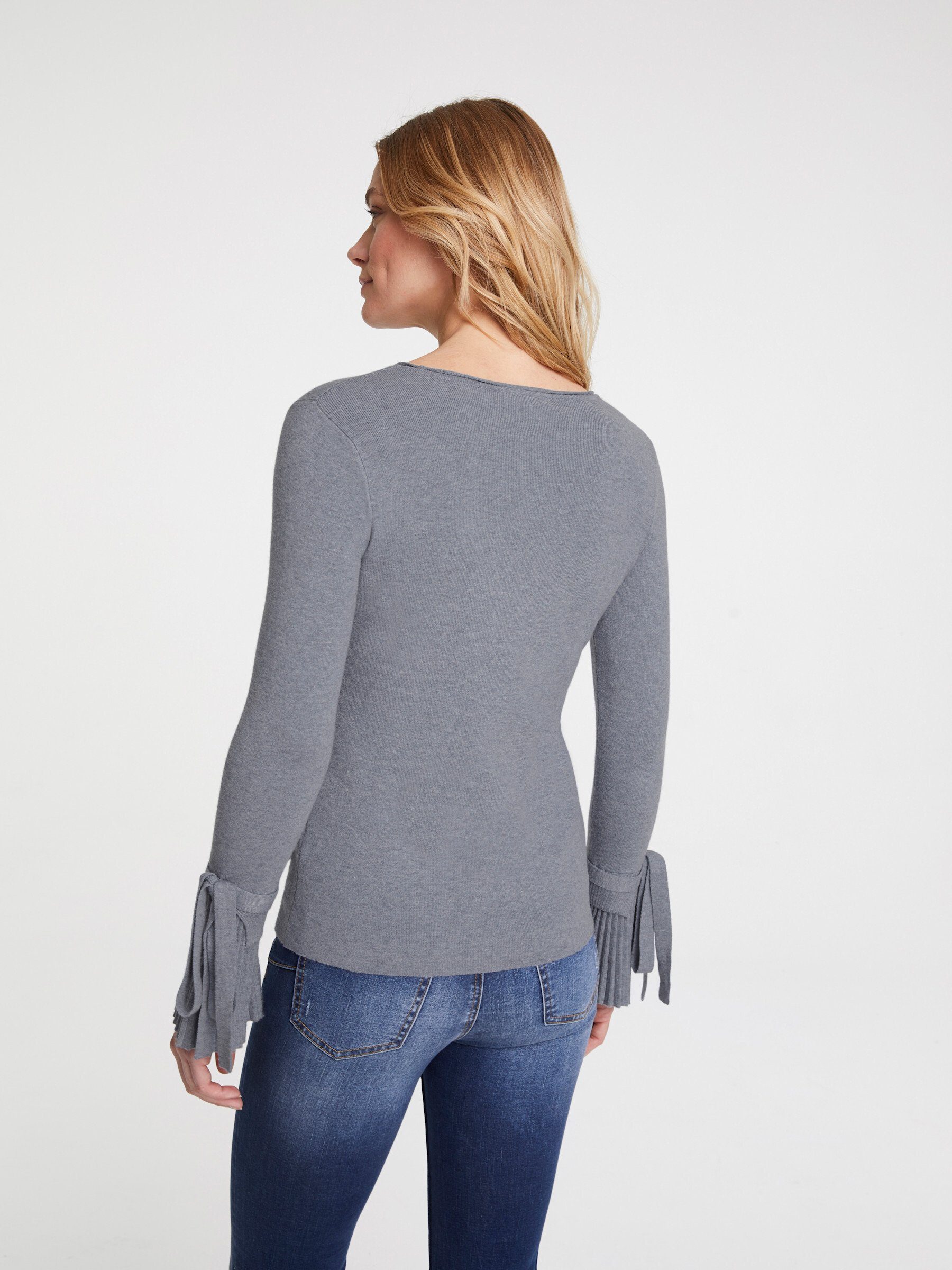 grau-melange heine Strickpullover