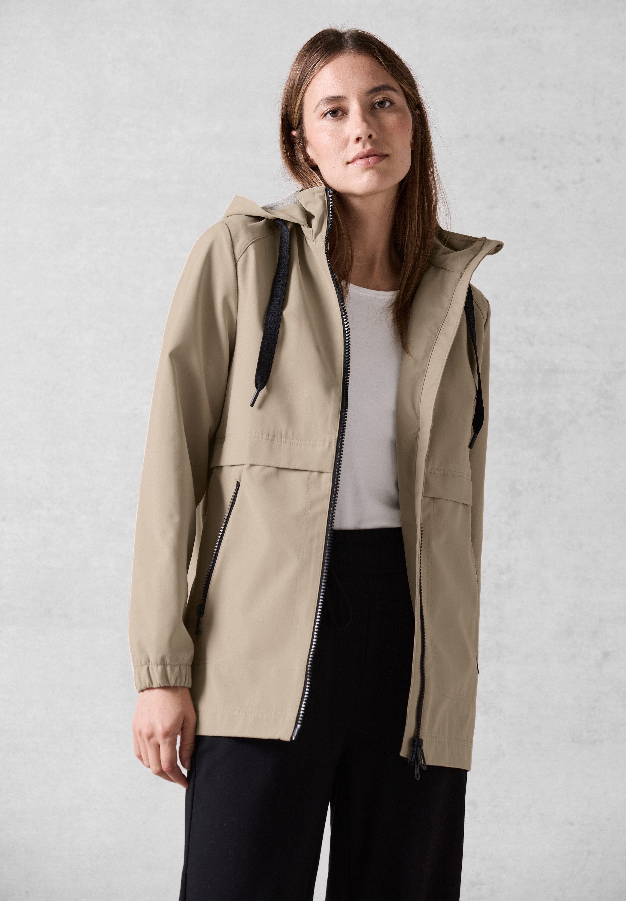 CECIL Outdoorjacke aus softem Materialmix günstig online kaufen