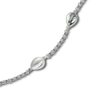 Balia Silberarmband Balia Damenarmband 925 Silber matt/glanz (Armband), Damen Armband (Tropfen) ca. 19,1cm, 925 Sterling Silber, Farbe: silber