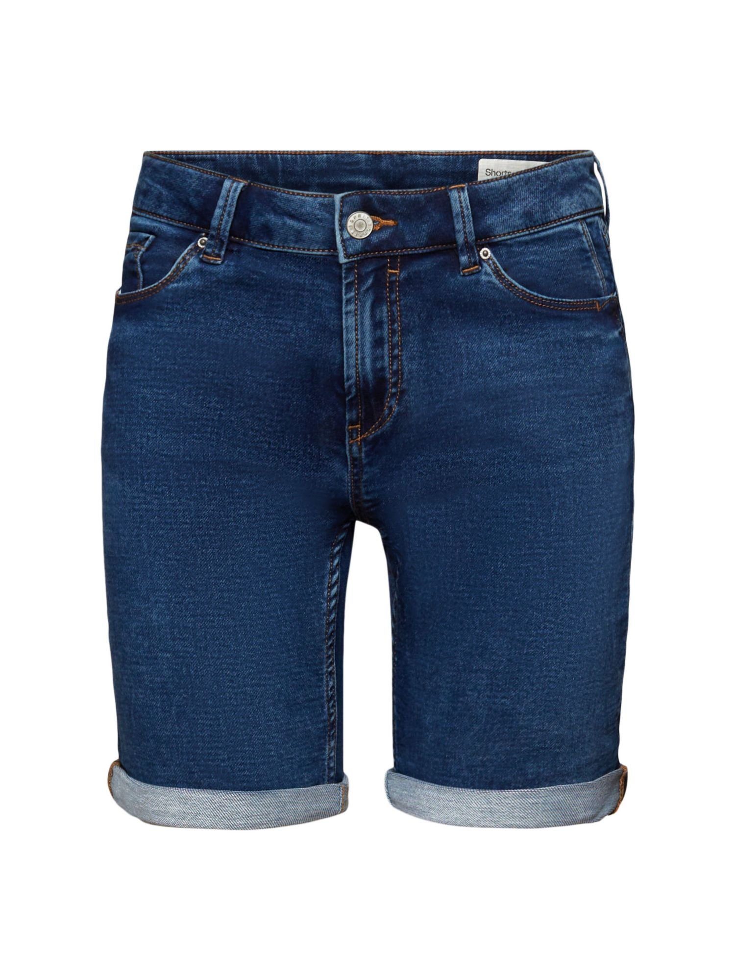 Esprit Jeansshorts Jeans-Shorts aus Bio-Baumwoll-Mix