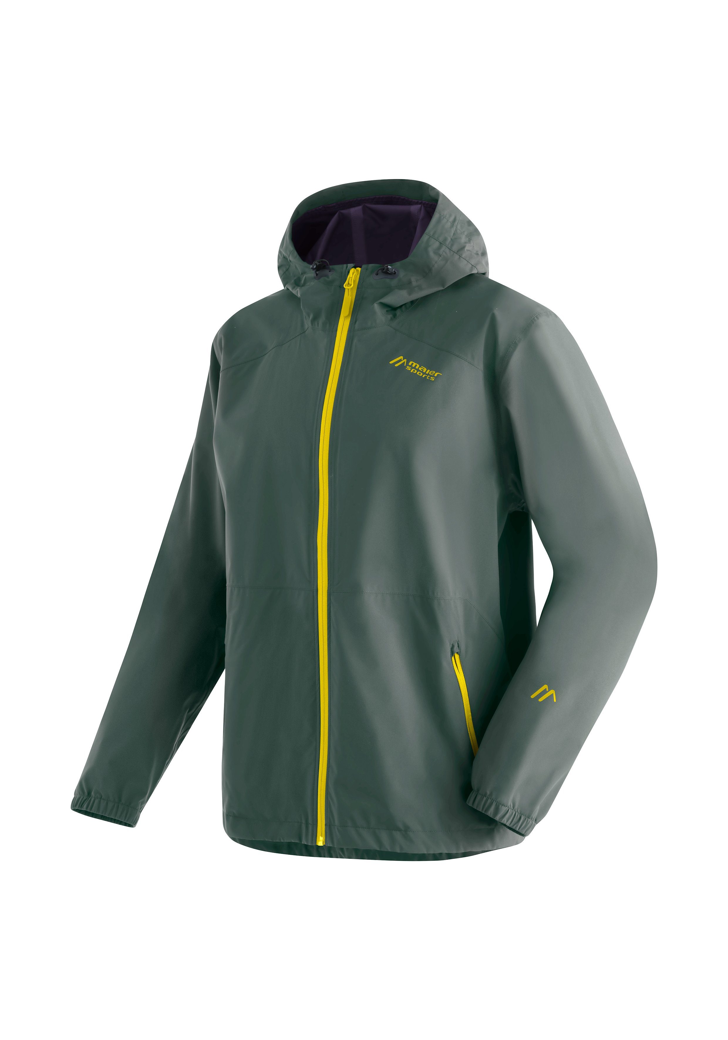 Maier Sports Funktionsjacke Tind Eco M Minimalistische 2,5-Lagen-Jacke für Wanderungen und Touren