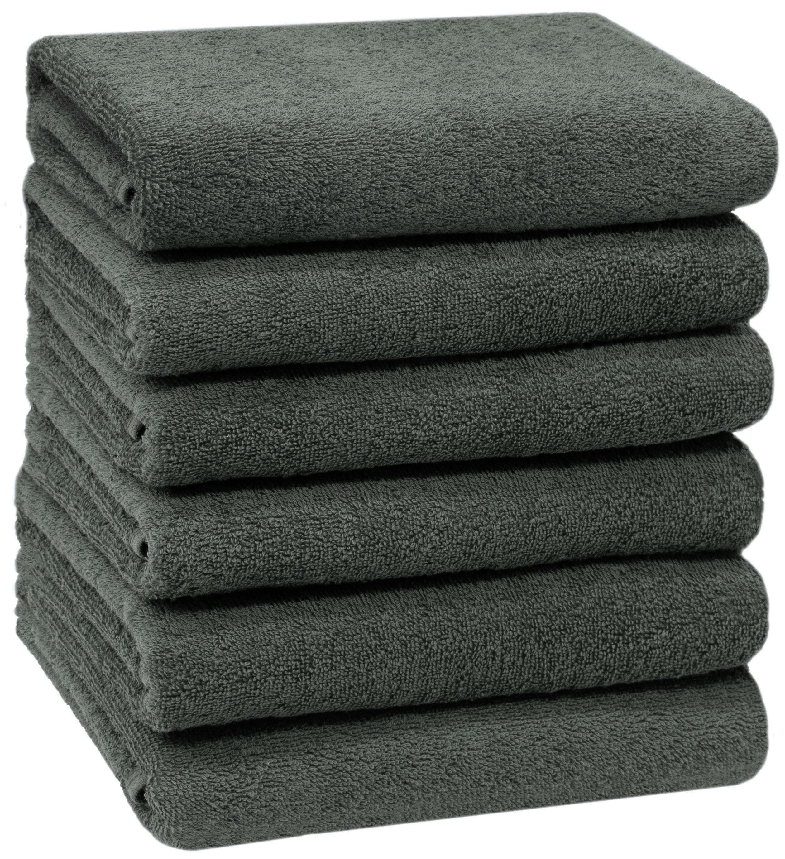 ZOLLNER Handtücher Walkfrottier (6-St), 50 x 100 cm, 100% Baumwolle, vom Hotelwäschespezialisten mehr