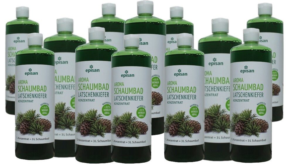 Badezusatz Duftschaumbad Latschenkiefer, 1 Liter, 12 Stück, 12-tlg.