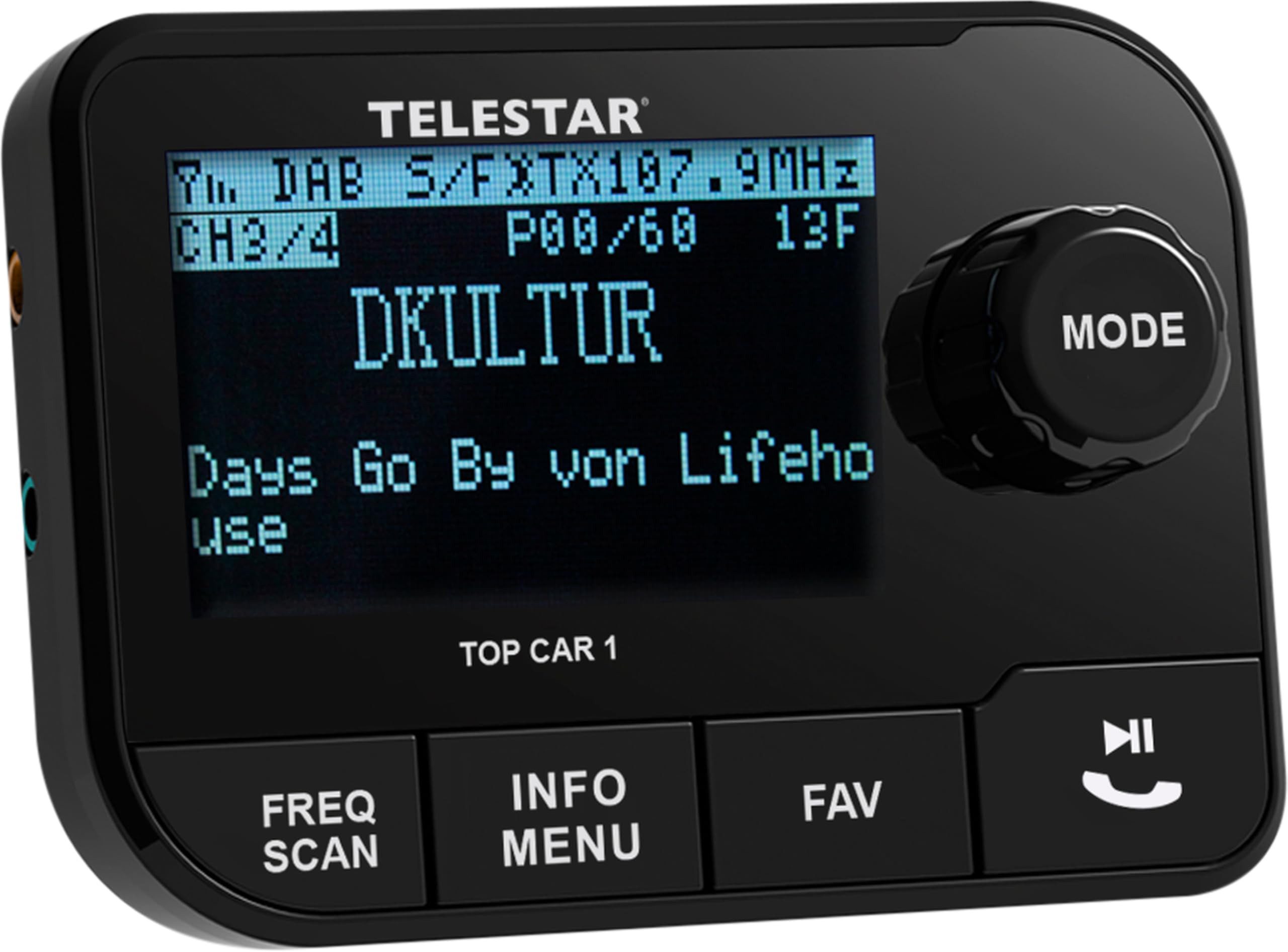 TELESTAR TELESTAR TOP CAR 1 DAB+ Digitalradio (DAB) (DAB+ Fahrzeugempfänger für klaren Radioempfang)