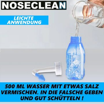 MAVURA Sprühflasche NOSECLEAN Premium Nasendusche Nasenspülung Nasenspüler, Nasenreiniger Nasenreinigung Erkältung Allergie