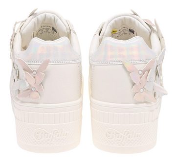 Buffalo PAIRED BUTTERFLY Weiß Sneaker Veganer Damen Sneaker