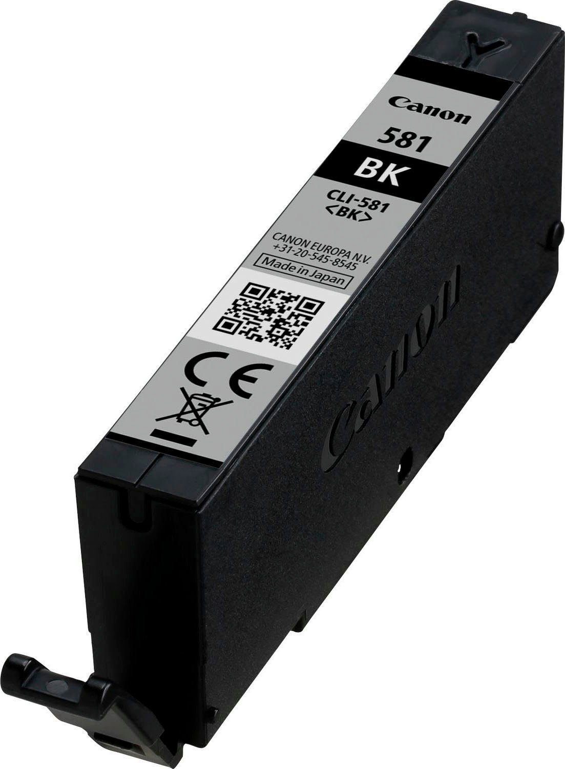 Canon CLI-581 BK schwarz Tintenpatrone (original Druckerpatrone 581 schwarz)