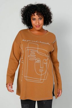 Angel of Style Sweatshirt Long-Sweatshirt oversized Scribble-Print