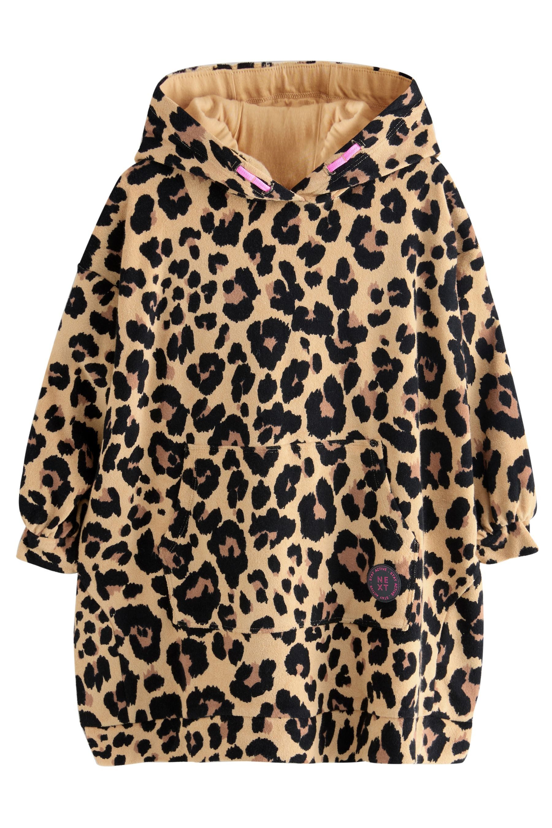 Next Badeponcho Strandkapuzensweatshirt aus Frottee, Baumwolle, Polyester