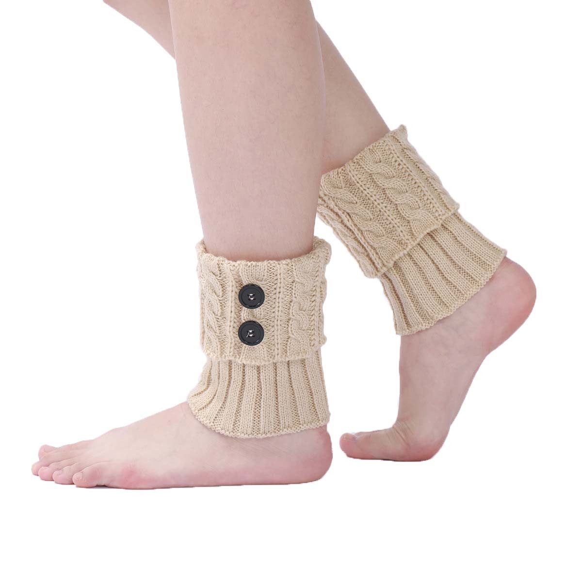 Coonoor Beinstulpen Damen Gestrickte Leg Warmers Warme Winter Beinstulpen günstig online kaufen