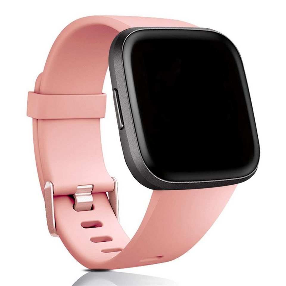 CoolGadget Smartwatch-Armband Fitnessarmband aus TPU / Silikon, für Fitbit  Versa / Lite Sport Uhrenarmband Fitness Band Unisex Größe L