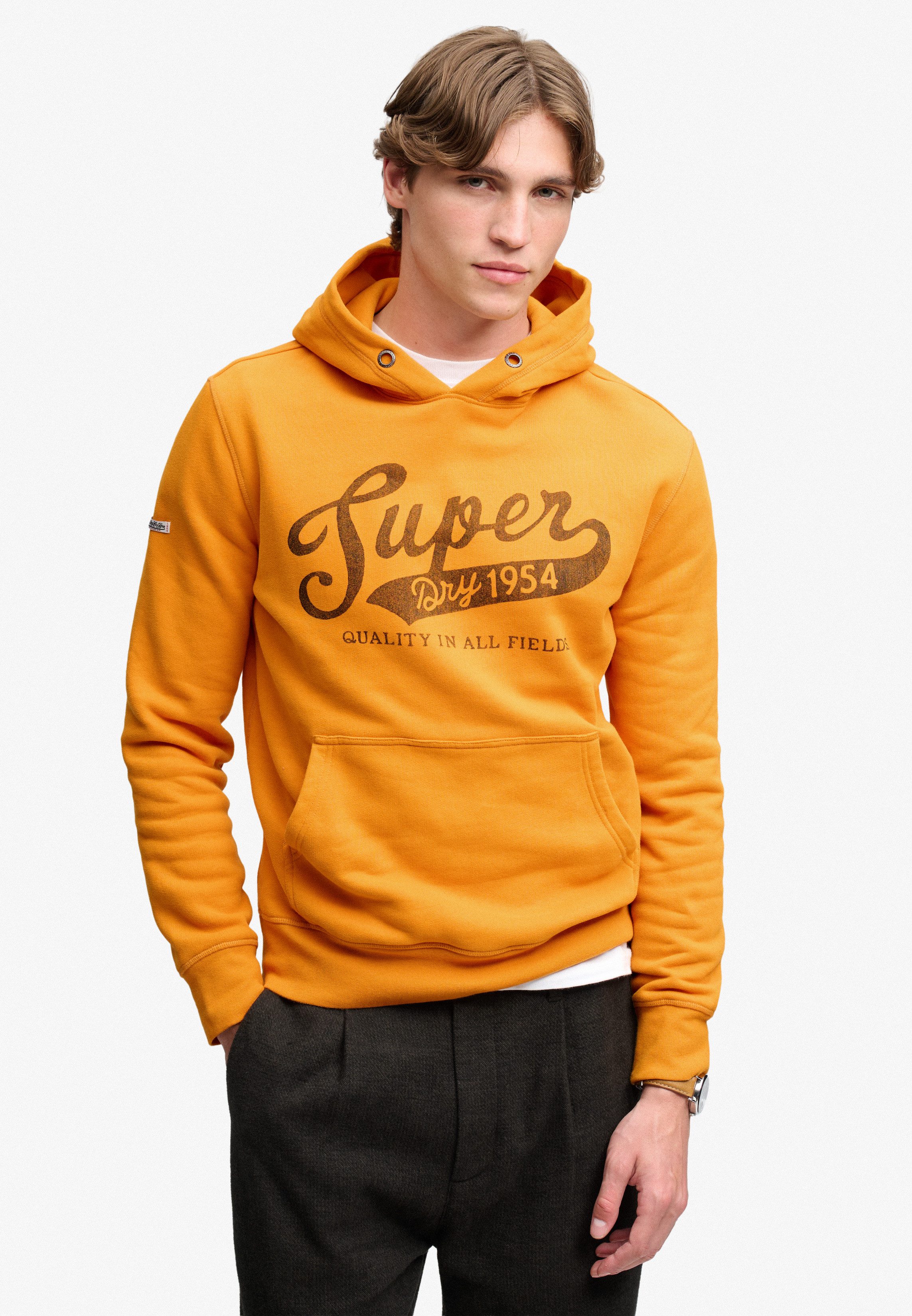 Superdry Kapuzensweatshirt VINTAGE SCRIPT HOOD Baumwollmischung, relaxed fit