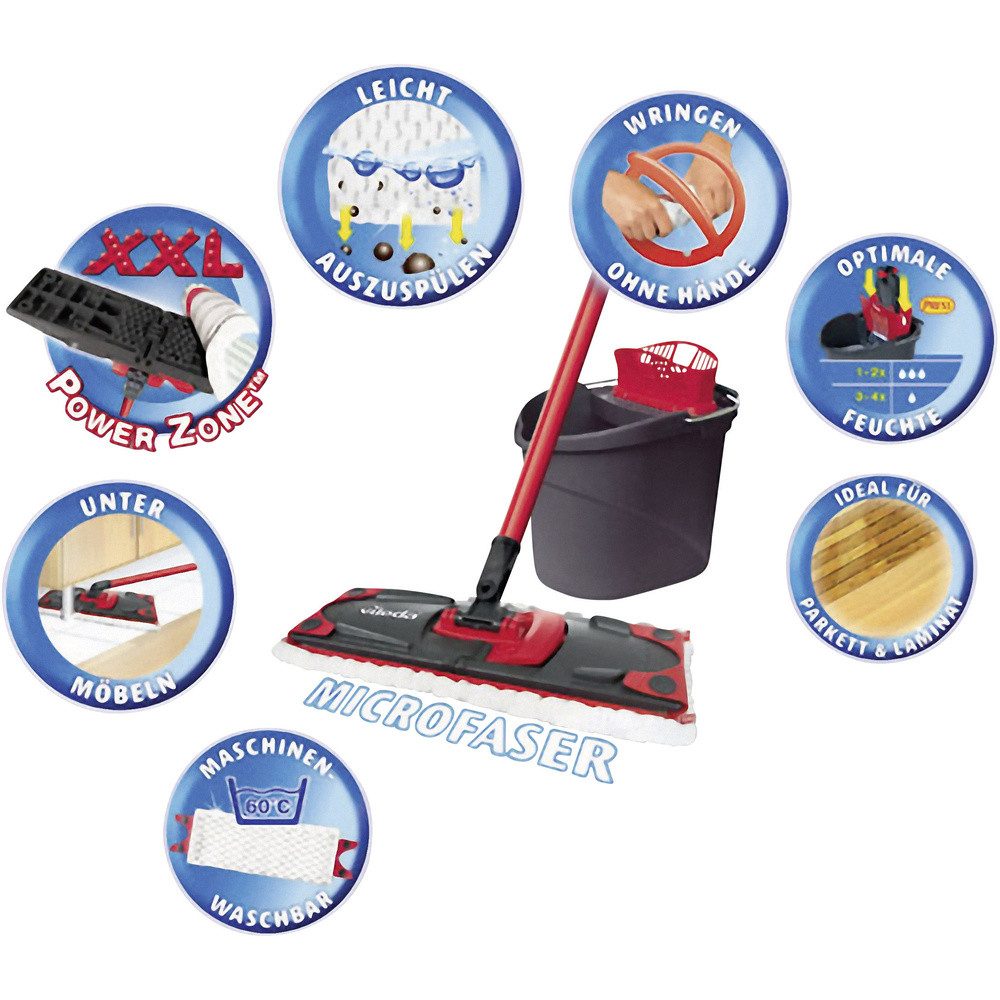 Vileda Staubbesen Vileda 132246 ULTRAMAX Box 2in1 Wisch-Set 1 St.