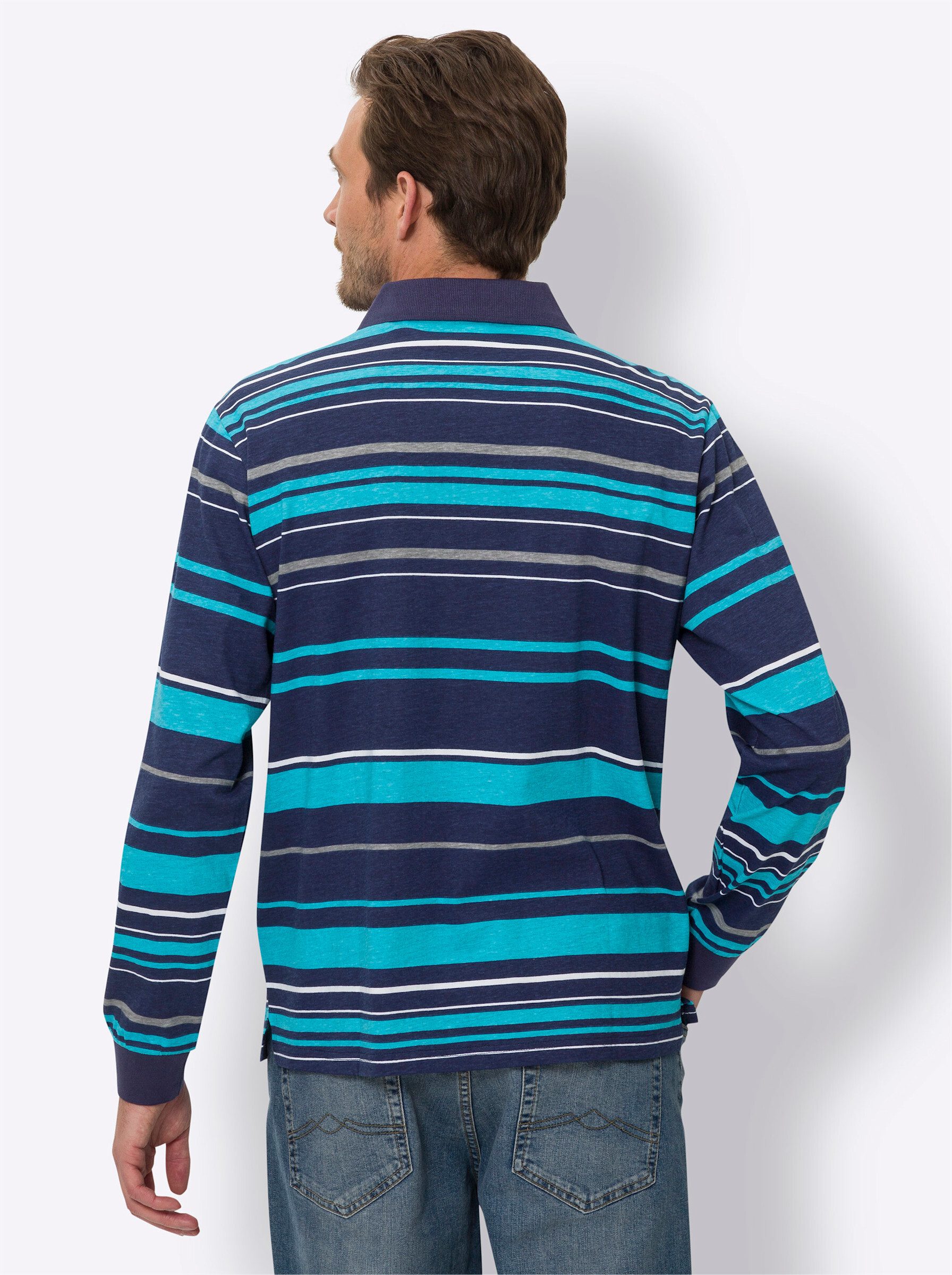 Sieh an! T-Shirt Langarm-Poloshirt Langarm günstig online kaufen