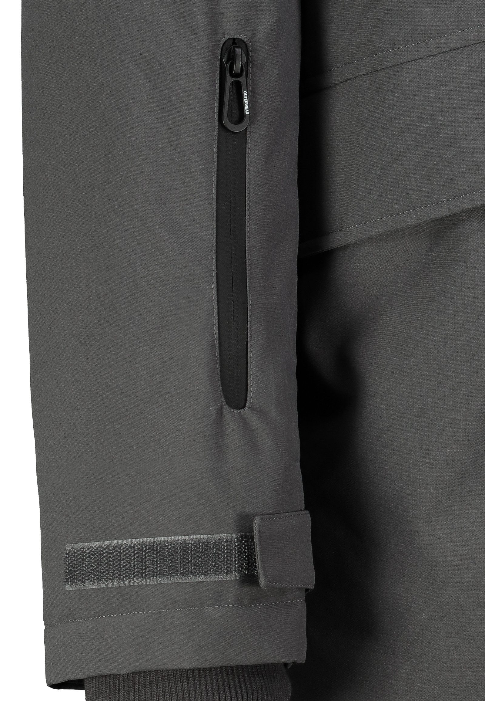 SUBLEVEL Parka Herren Winterjacke Jacke Warm Modern lang Mantel mit Kapuze