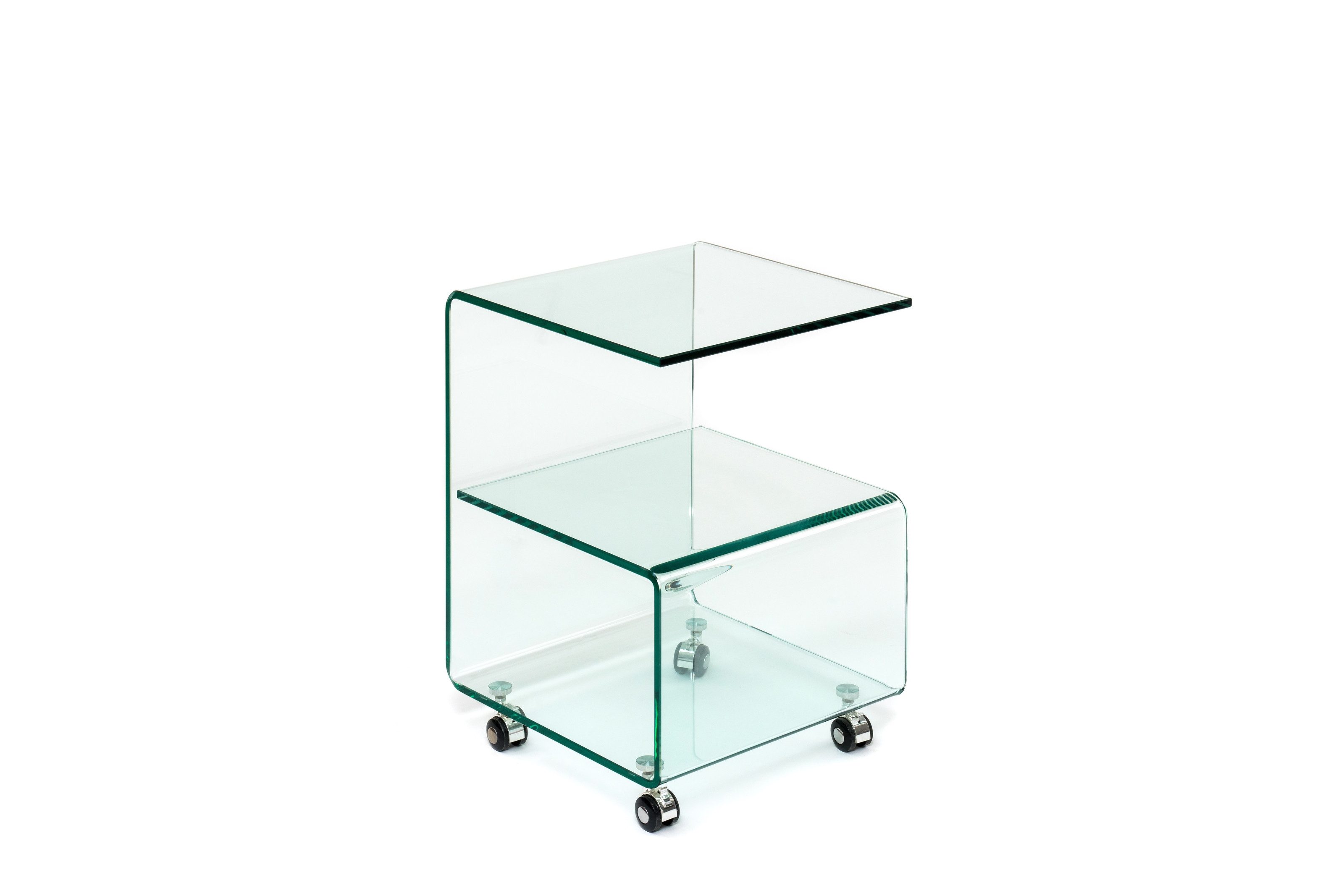freiraum Beistelltisch 7/127, in Klarglas, Glas - 40x60x40cm (BxHxT)