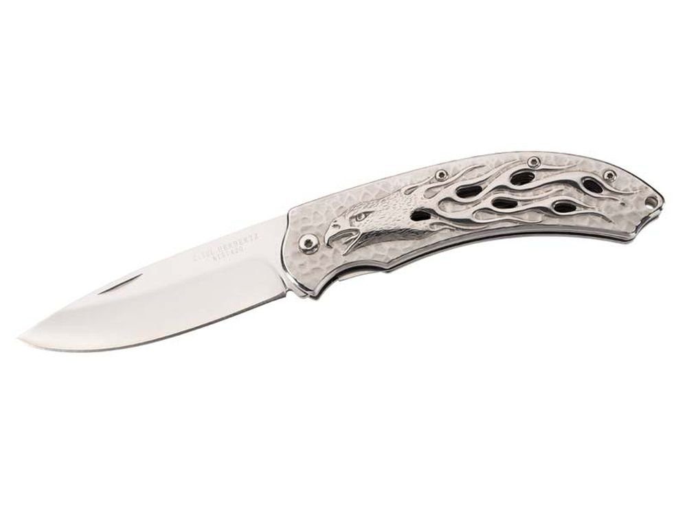 C. Jul. Herbertz GmbH Taschenmesser Taschenmesser Stahl AISI 420 poliert Liner Lock Edelstahl-Griffschalen