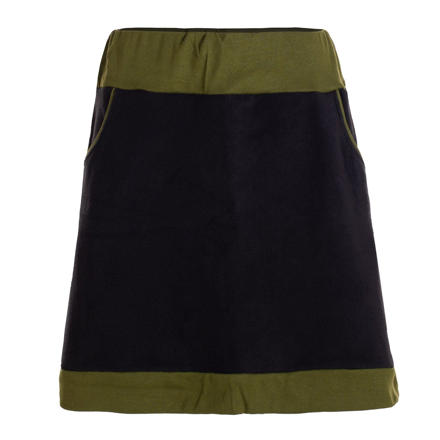 Vishes Minirock Thermorock warmer Damen Winterrock kurz Minirock aus ECO-Fl günstig online kaufen