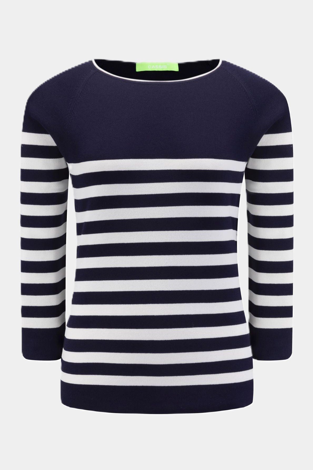 Cassis Strickpullover Cassis Streifenpullover mit maritimen Flair - NAVY