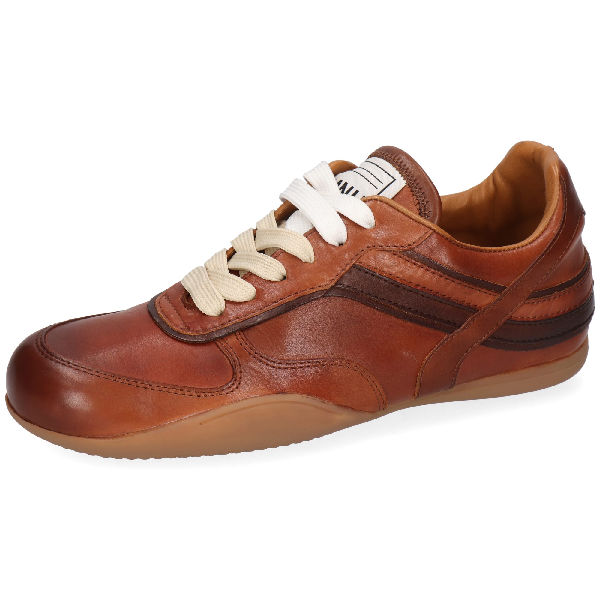 Melvin & Hamilton Sloane 1 Leder-Sneakers für Damen Sneaker Flache Absätze, Echtes Leder, Vegetabile Gerbung