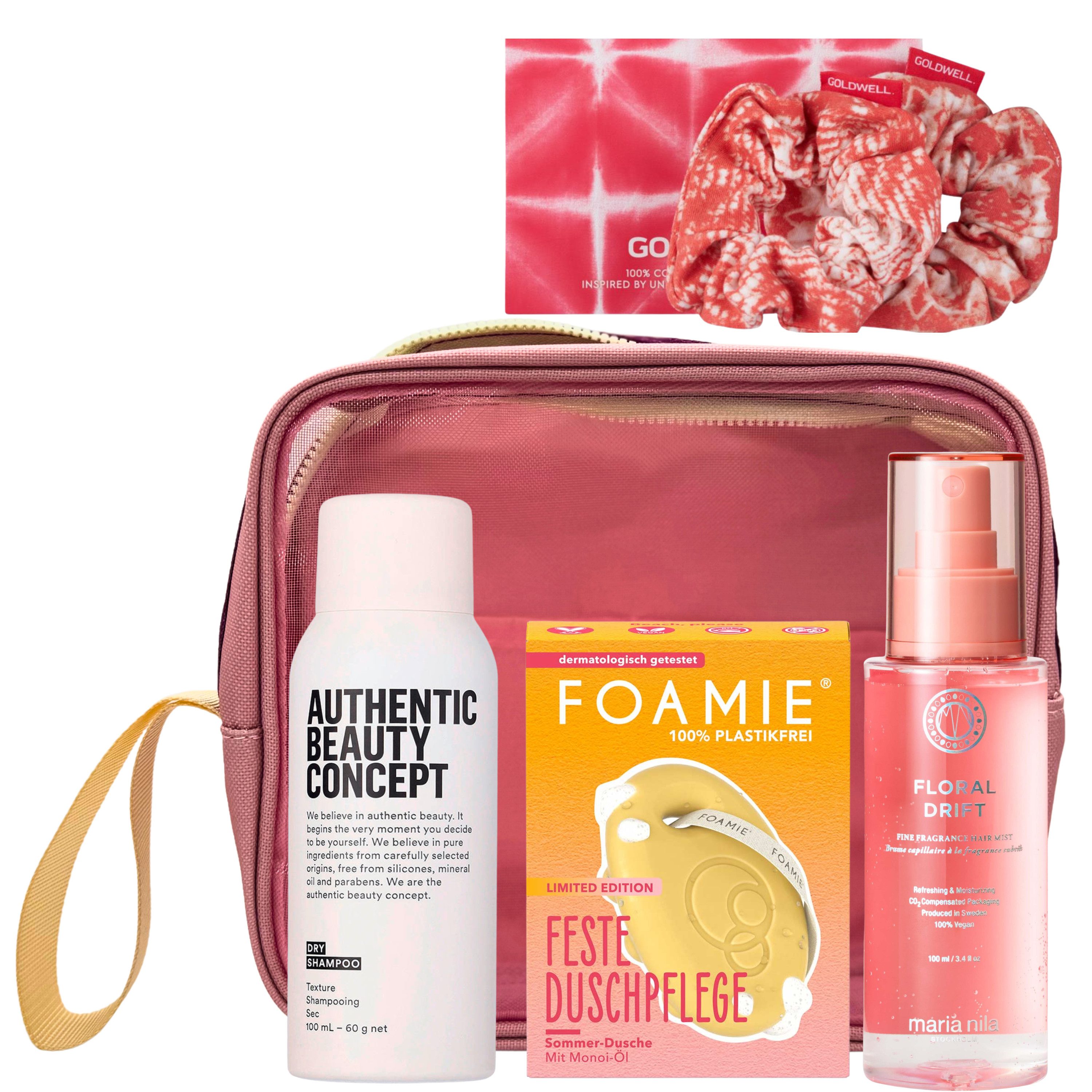 HairGecko Haarpflege-Set Gym Essentials Set - Quick Refresh für Haare & Körper, 5-tlg., für ein frisches, gepflegtes Gefühl nach jedem Workout