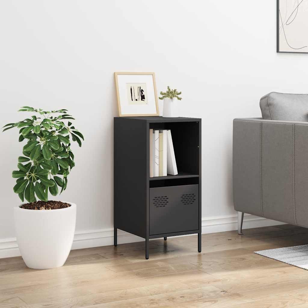 vidaXL Sideboard Sideboard Schwarz 35x39x73,5 cm günstig online kaufen