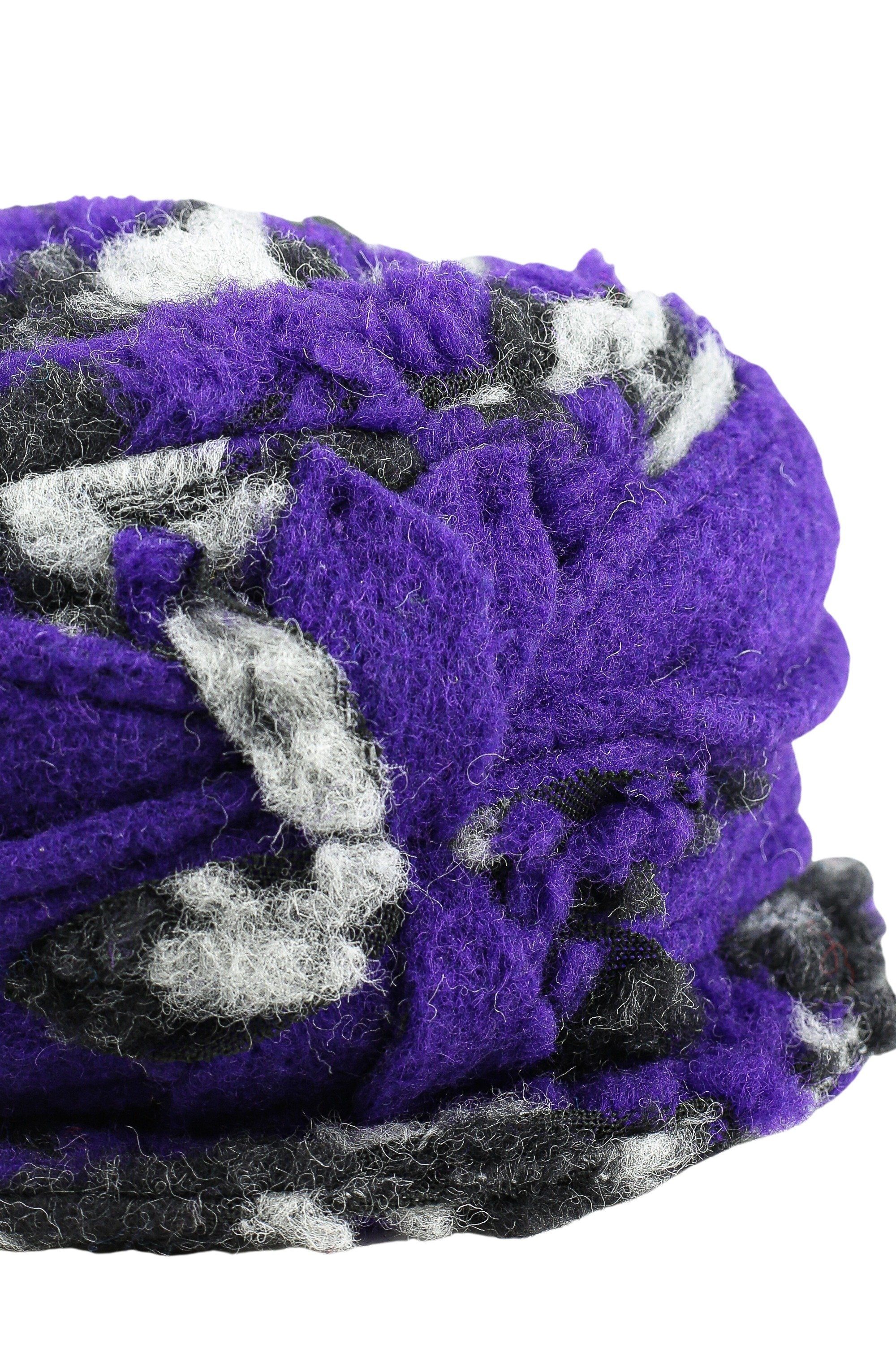 ALESSANDRO Queen Made Wolle, in Italy lila echte (1-St) Fischerhut COLLEZIONE