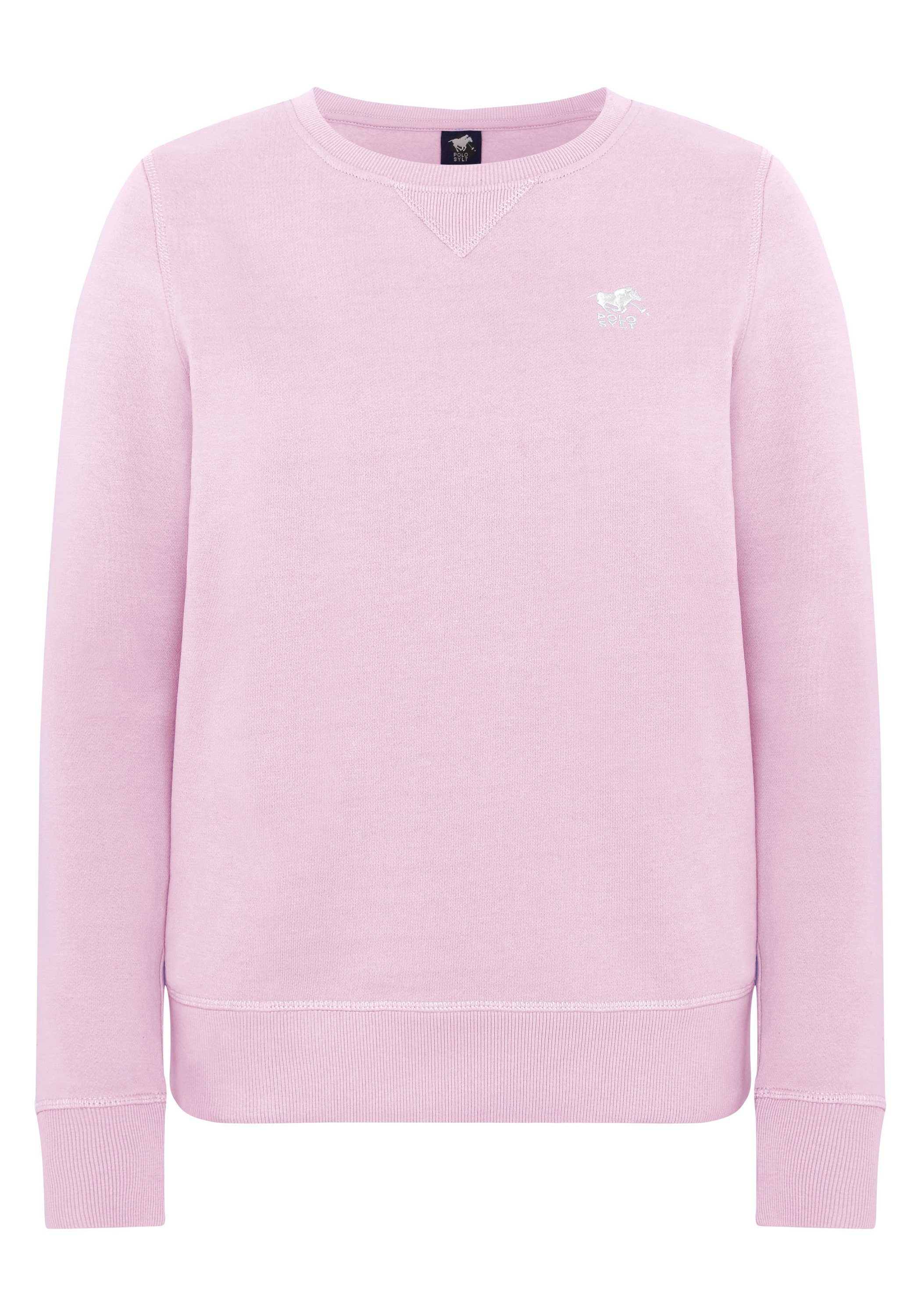 Polo Sylt Sweatshirt mit Label-Stitching günstig online kaufen