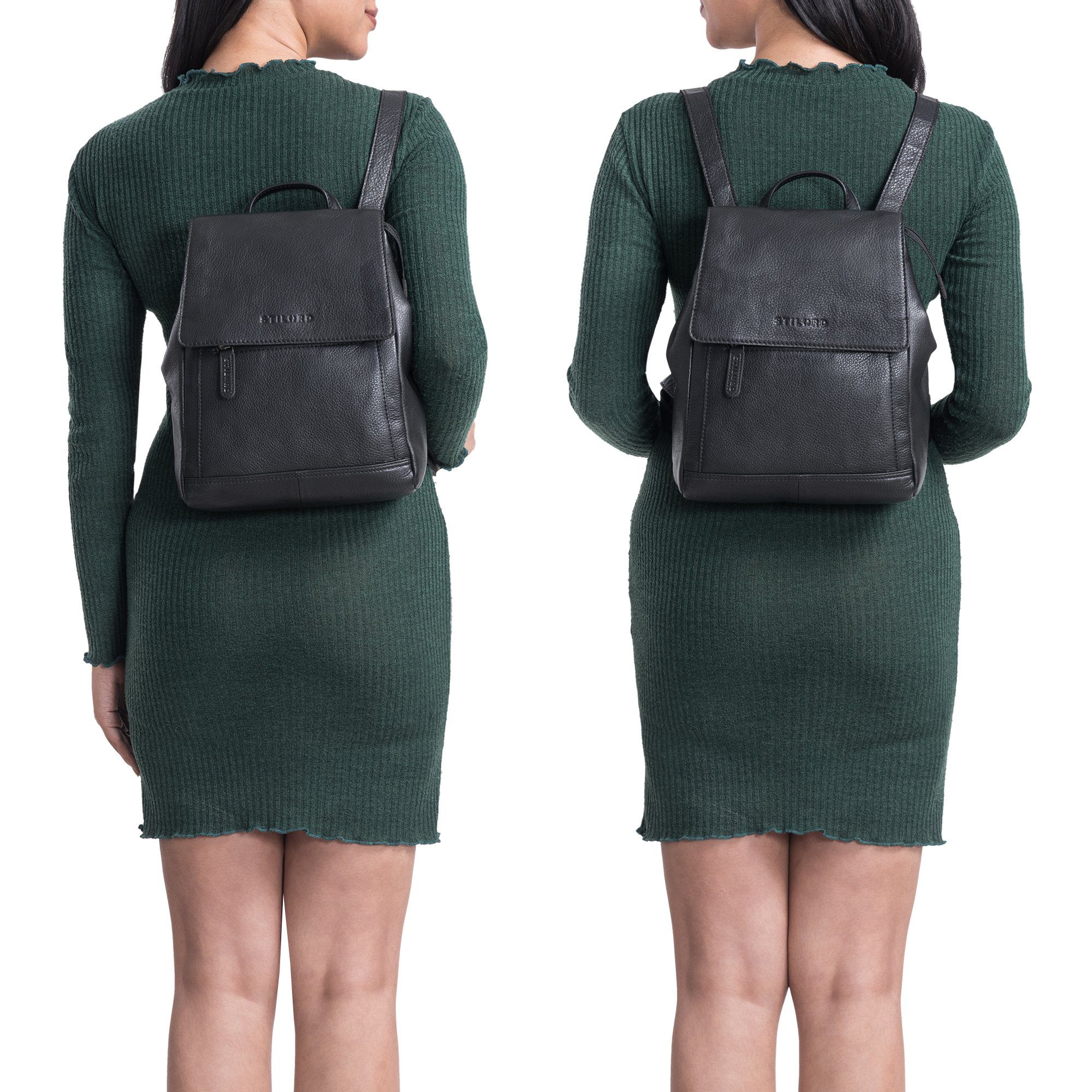 STILORD Cityrucksack "Allegra" Elegante Rucksack Handtasche Damen Leder günstig online kaufen