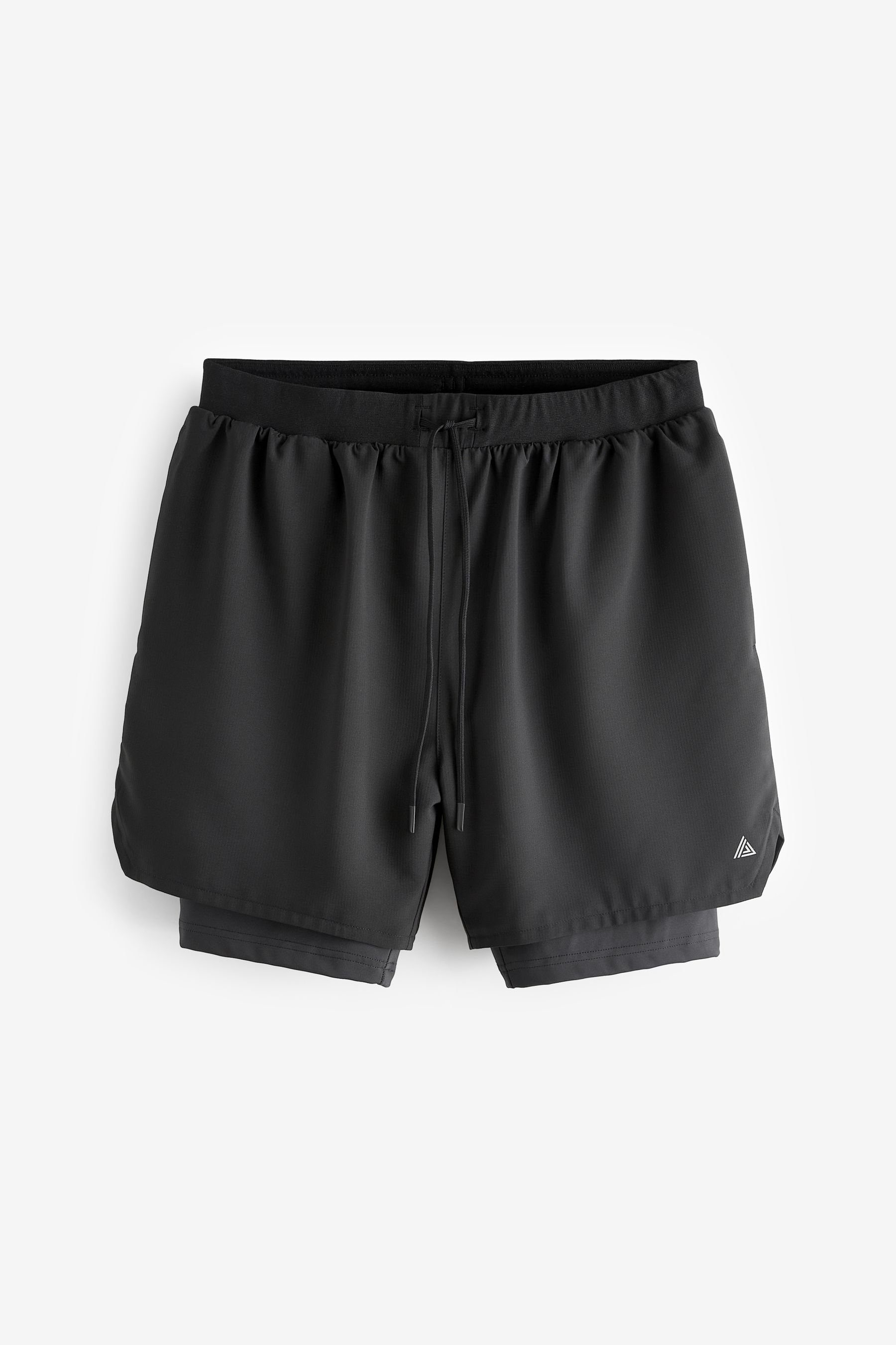 Next 2-in-1 (1-tlg) Black Funktionsshorts Trainingsshorts