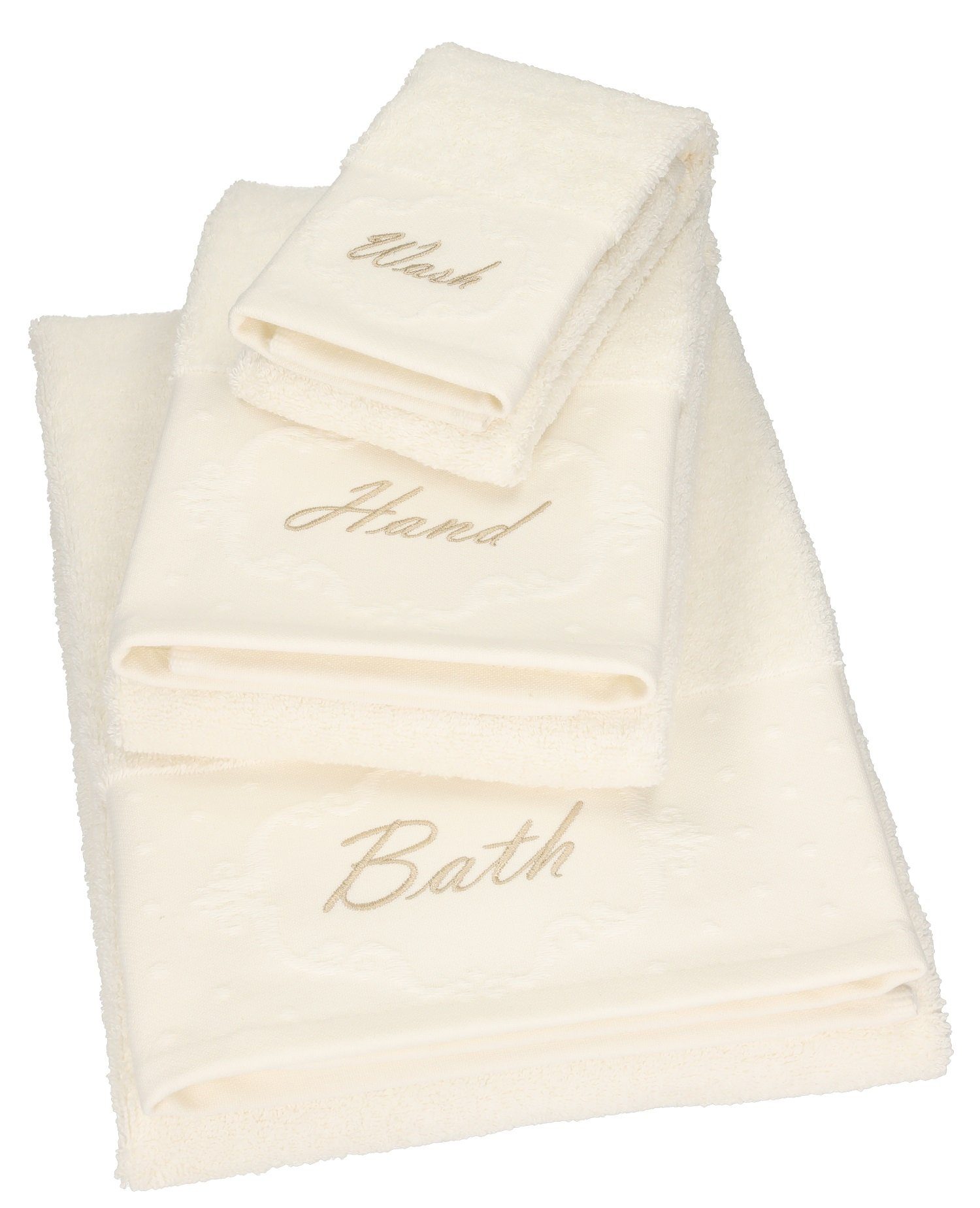 Betz 1 100% Set Baumwolle, Gästetuch 1 creme Baumwolle Liegetuch TLG. Handtuch 3 100% Set BATH Handtuch Handtücher 1