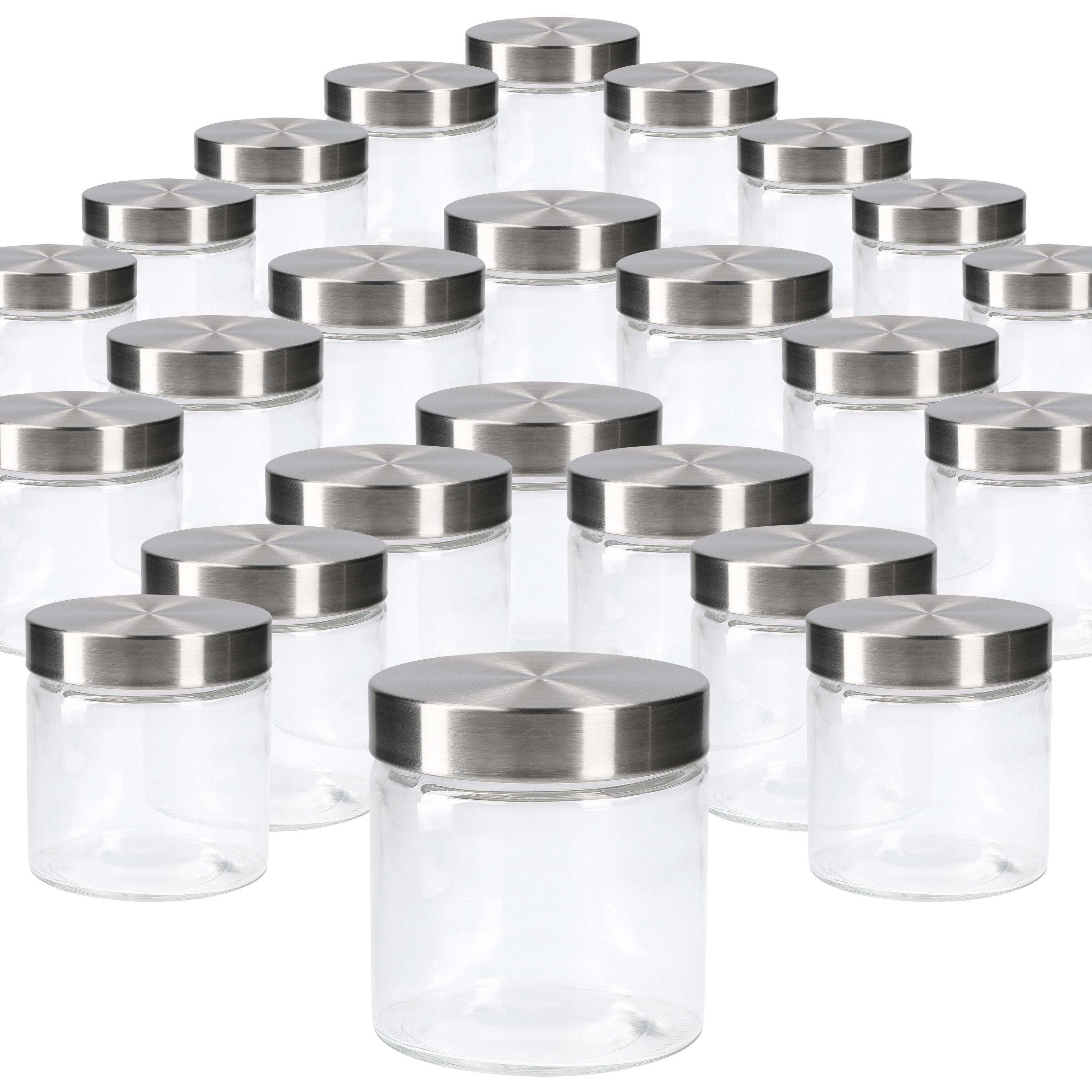 MamboCat Vorratsglas 24er Set Bera Vorratsglas 0.8L, Glas