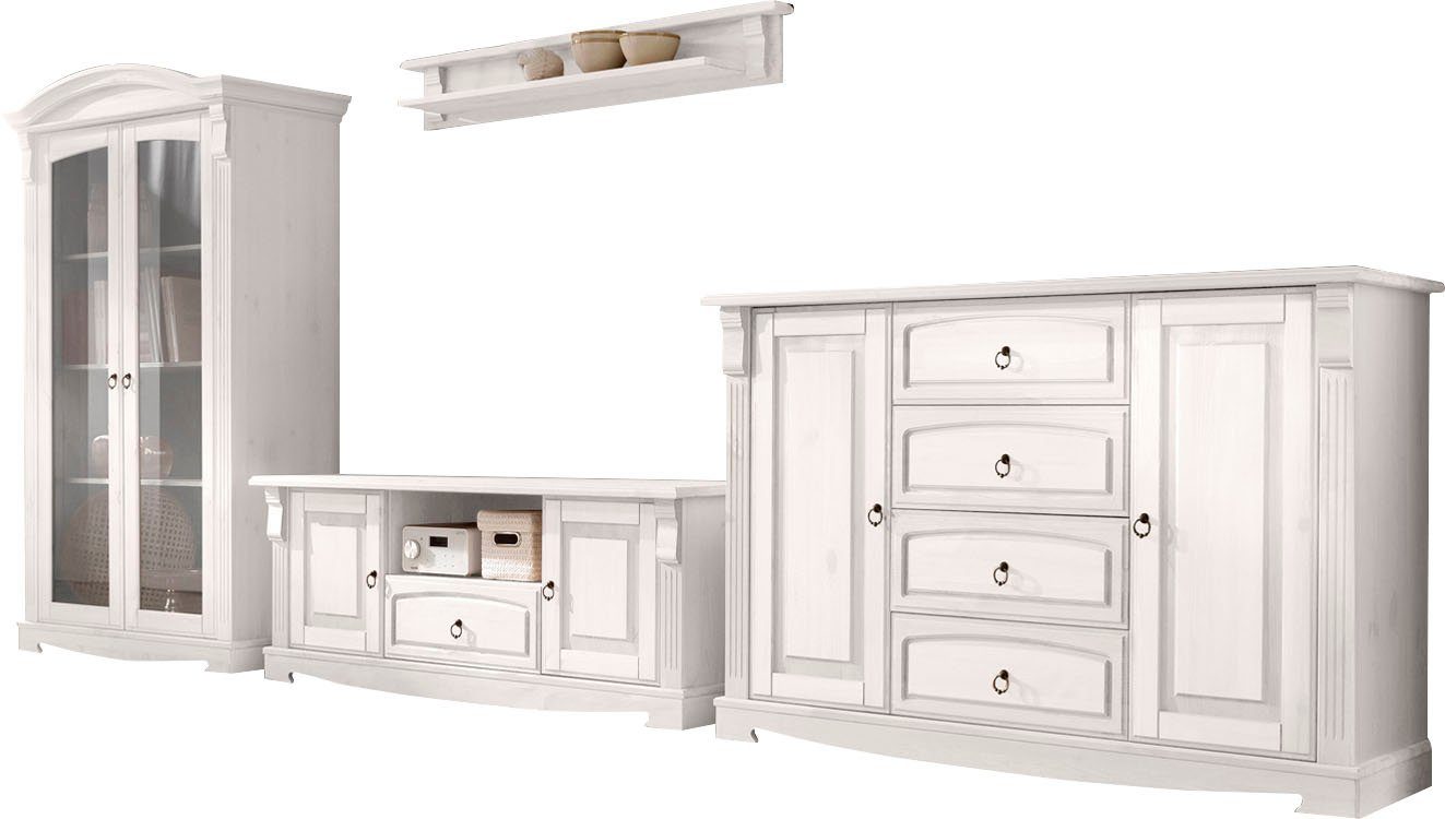 OTTO home Wohnwand Anna, (Set, 4-St), aus massiver Kiefer, FSC®, im romanti günstig online kaufen