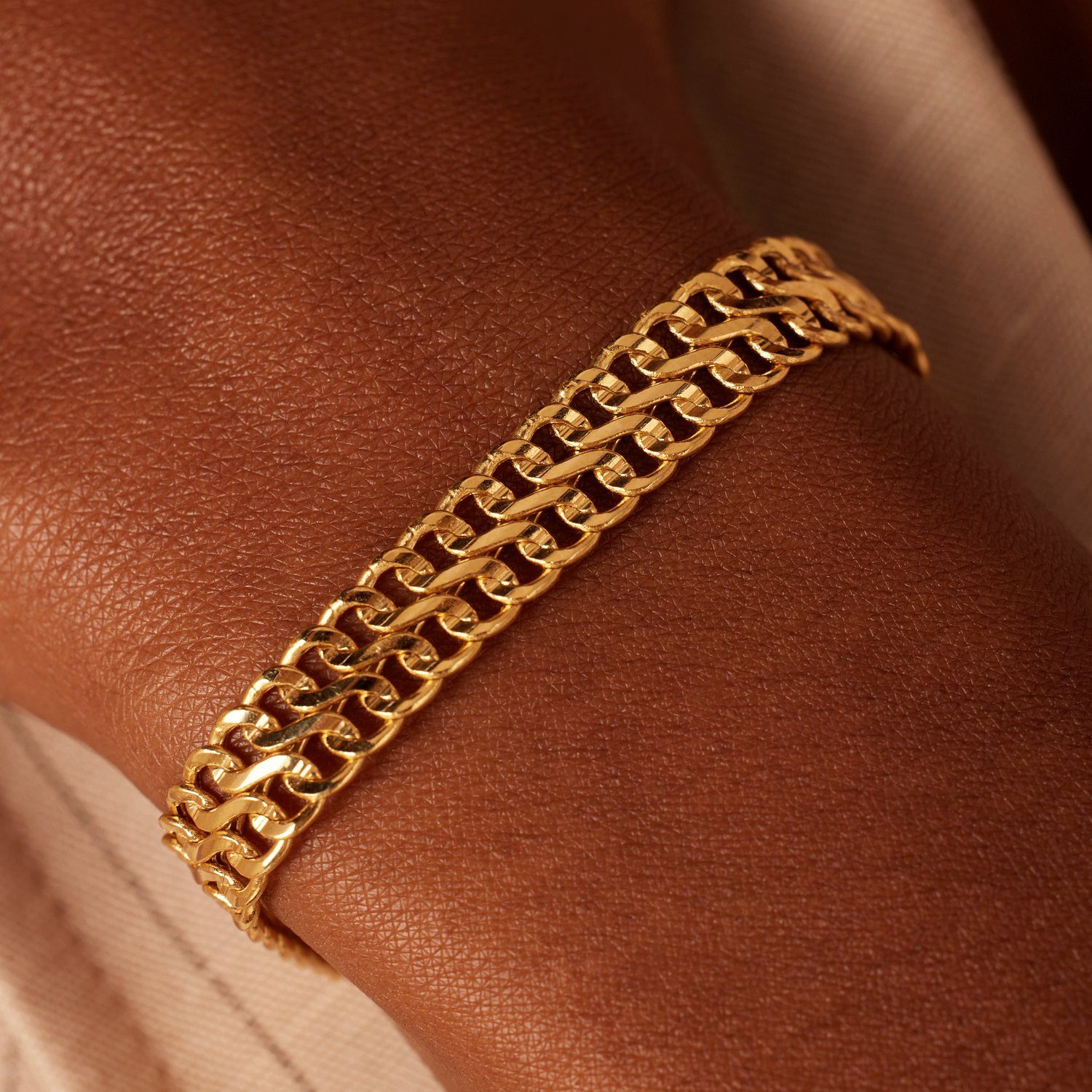 LUCARDI Gliederarmband Armband - 585 Gold - Gold - Damen – Bild 2 von 3