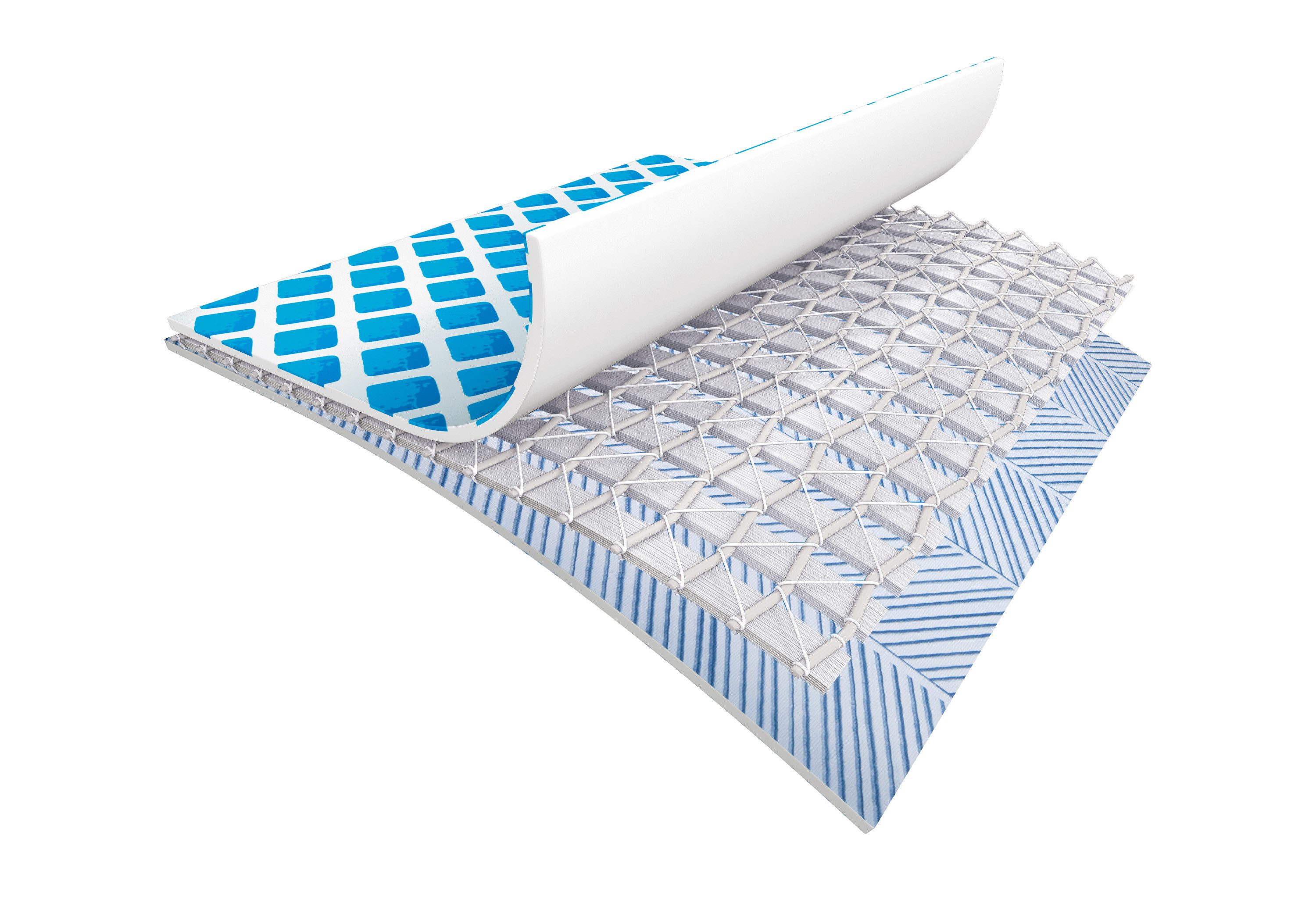 Intex Pool Set - Chevron (488x122cm), inkl. Filterpumpe, Sicherheitsleiter & Planen