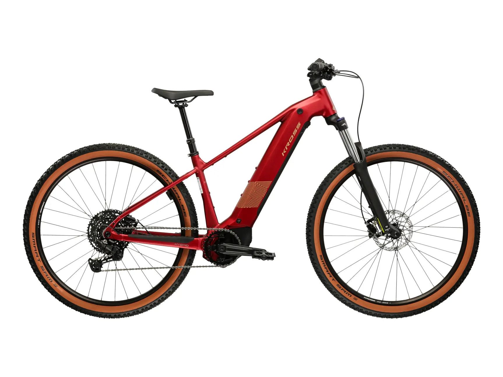 Kross E-Bike Mountainbike Influx Hybrid 3.0 21,3Ah / 800 Wh 29 Zoll rot 10 Gänge 2026, 10 Gang Shimano CUES U6000 Schaltwerk, Kettenschaltung, Mittelmotor, 800 Wh