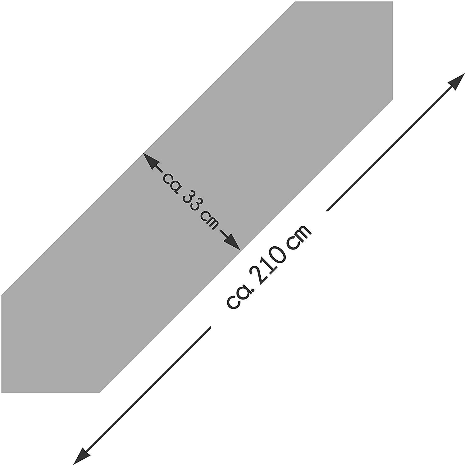 Tischdecke, 210 Outdoor zweiseitig Grün Amilian Außenbereich Fleckschutz, und cm Tischwäsche, Läufer, Blätter 33 modern Innen- Grün x Baumwolle, in Tischdekoration; Tischläufer 100% Deko, (Made Decke, UE)