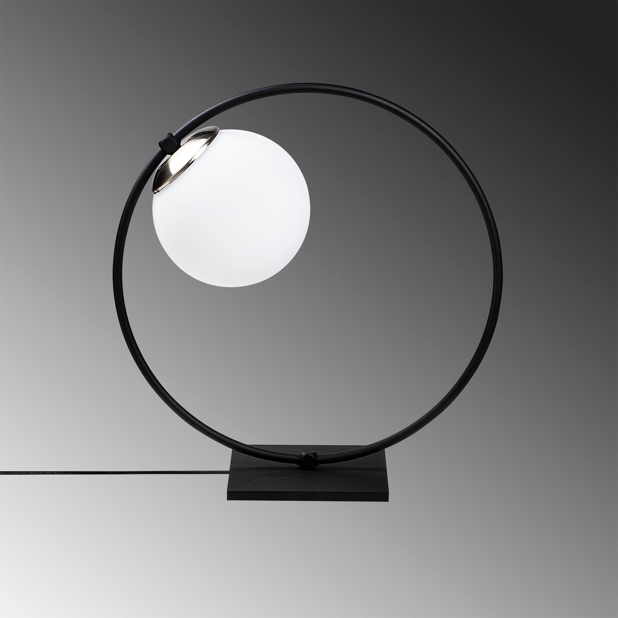 Schreibtischlampe 15 x cm, 30 Metallkörper Lunay Opviq Schwarz,Weiß, FRN,